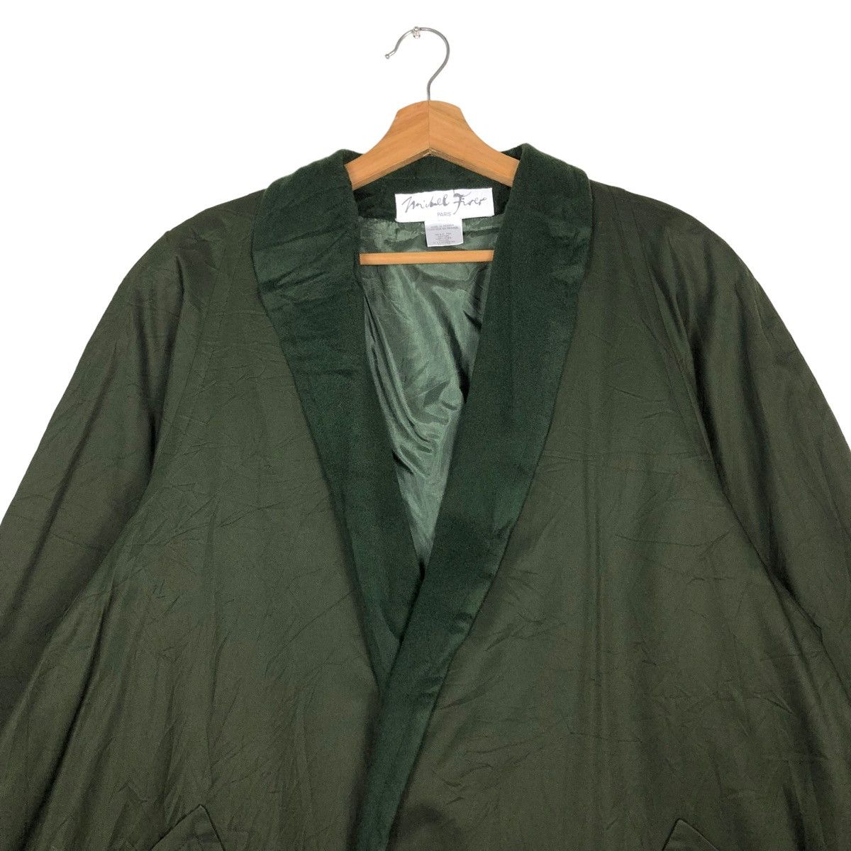Designer 🔥VINTAGE OVERSIZED LONG JACKET MICHEL FIRER PARIS FRANCE Size US L / EU 52-54 / 3 - 3 Thumbnail
