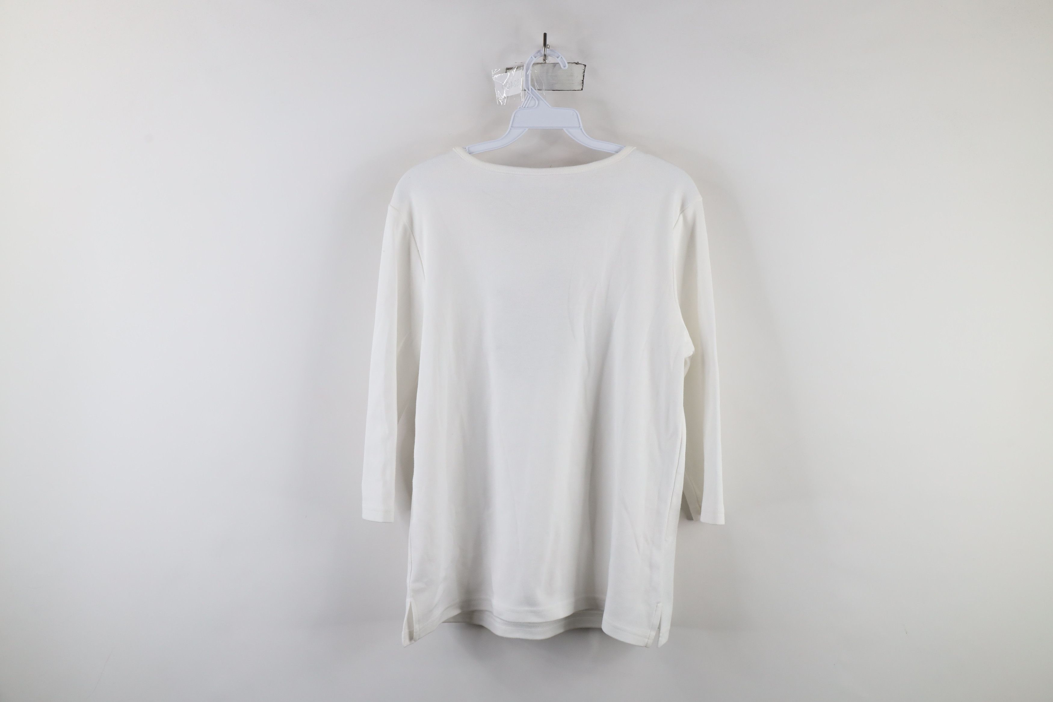Vintage Vintage 90s Streetwear Cat Kitten 3/4 Sleeve T-Shirt White Size M / US 6-8 / IT 42-44 - 12 Thumbnail