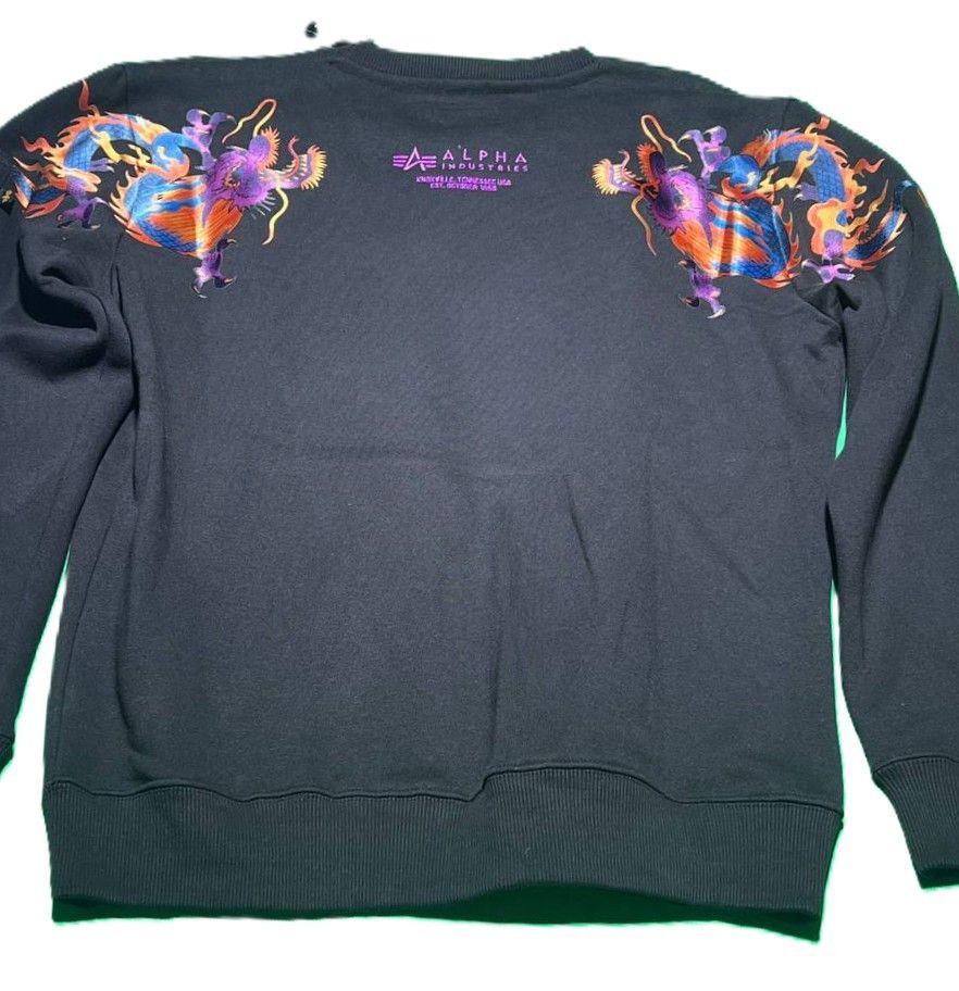 Alpha Industries ALPHA INDUSTRIES Sweatshirt 'Dragon' Size US M / EU 48-50 / 2 - 3 Thumbnail