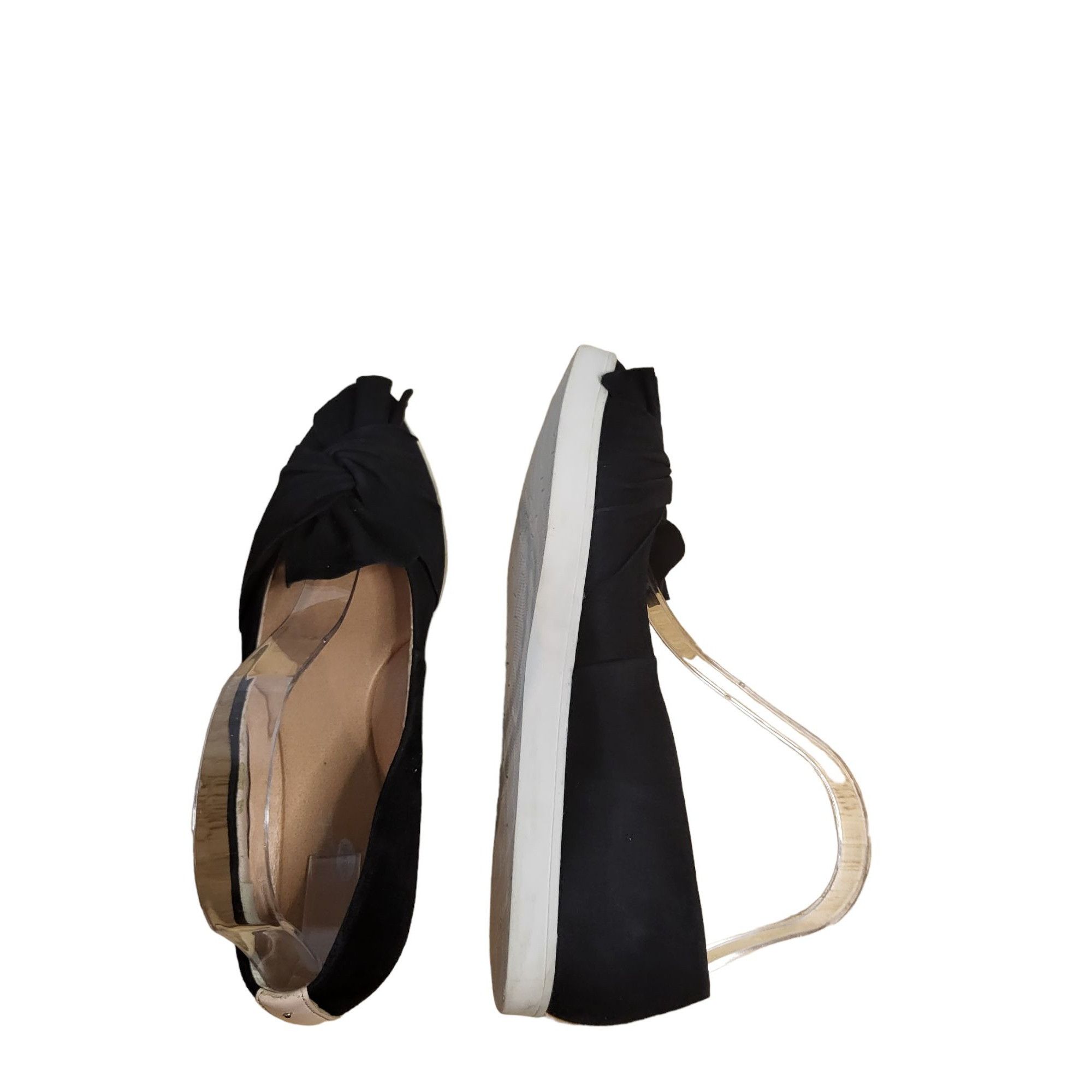 Other Dr. Scholls Slip On Shoes Women Sz 6 M Black Suede Viv Twist Size US 6 / IT 36 - 6 Thumbnail