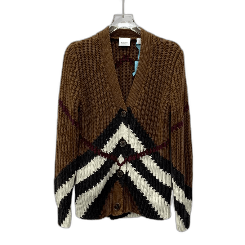 Burberry Burberry Brown Striped Cashmere Knit Set Size S / US 4 / IT 40 - 1 Thumbnail