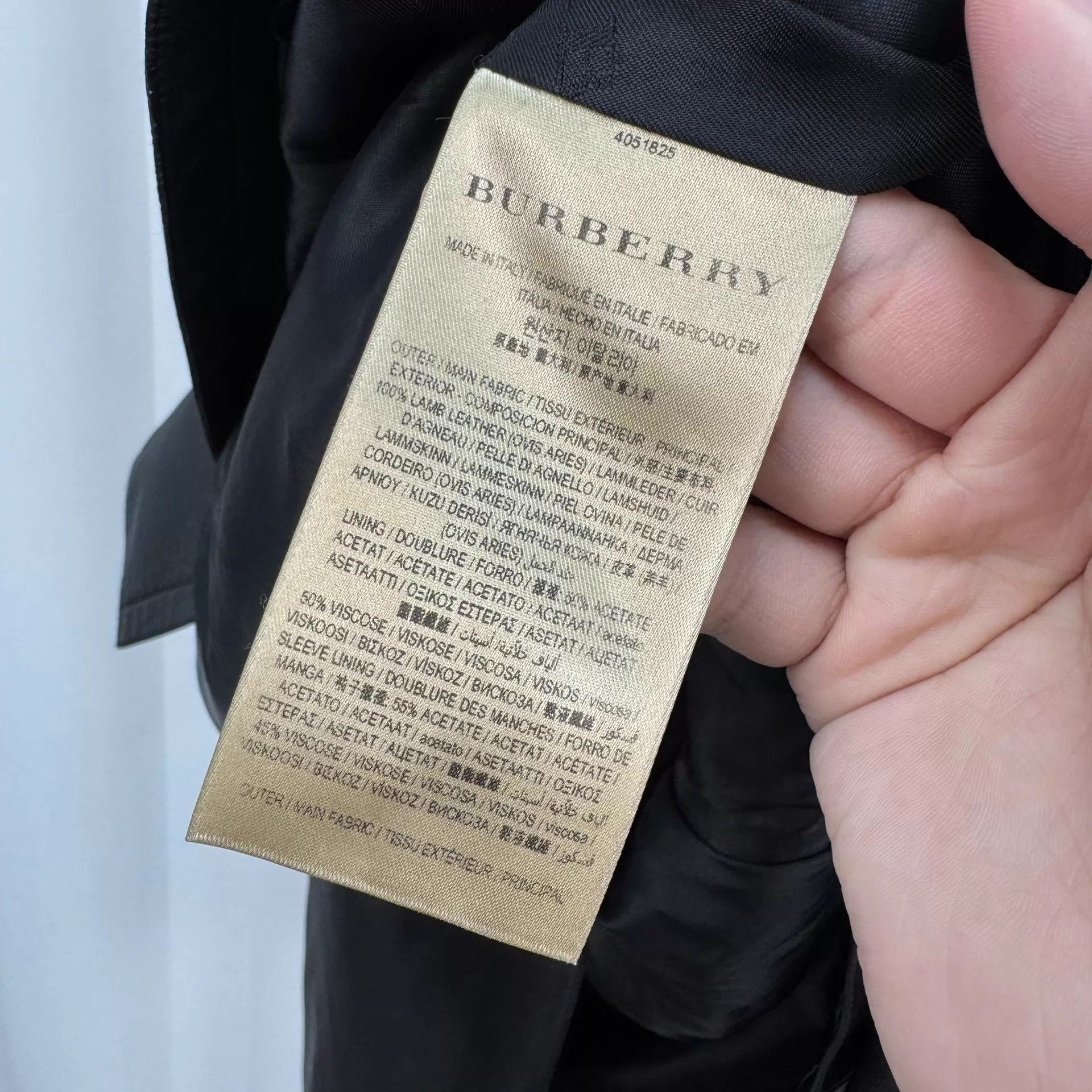 Burberry Burberry Black Lambskin Trench 48 98 New No Belt Size XL / US 12-14 / IT 48-50 - 6 Thumbnail