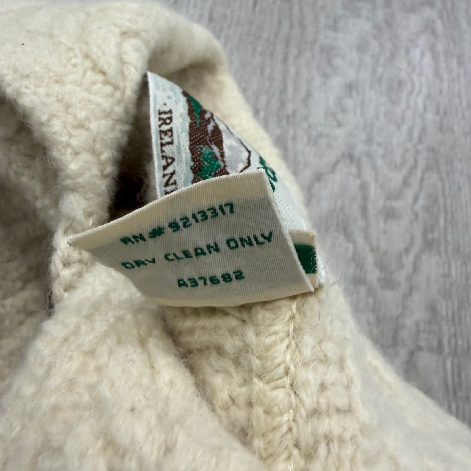 Vintage Original Aran Co Knit Coat Cardigan Sweater Women's Small Size S / US 4 / IT 40 - 8 Thumbnail