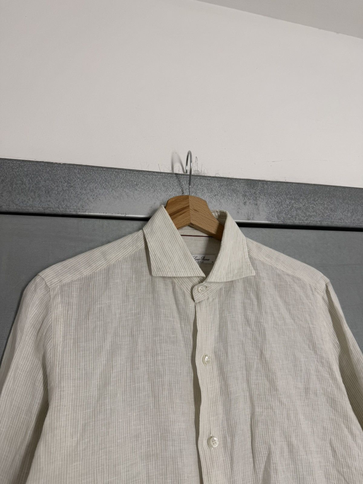 Loro Piana Loro Piana Lino Shirt Size S / US 4 / IT 40 - 2 Thumbnail