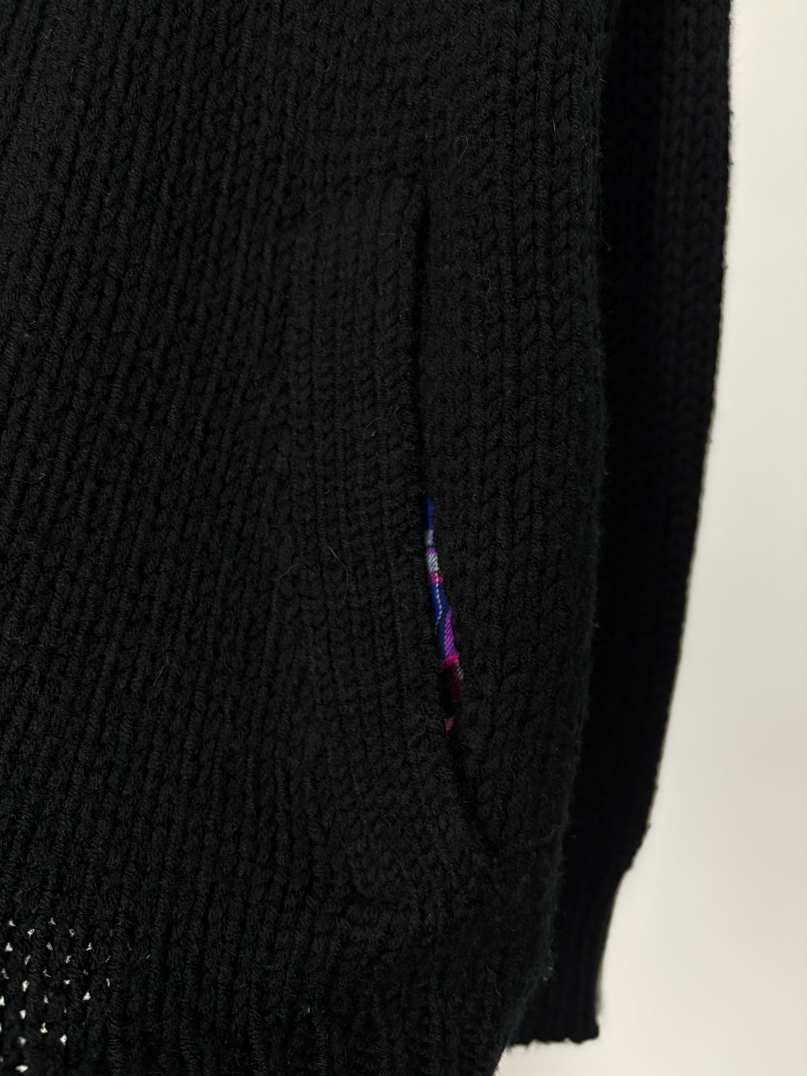 Diesel Vintage Diesel Avant Garde Heavy Knit Black Sweater Size US XL / EU 56 / 4 - 6 Thumbnail