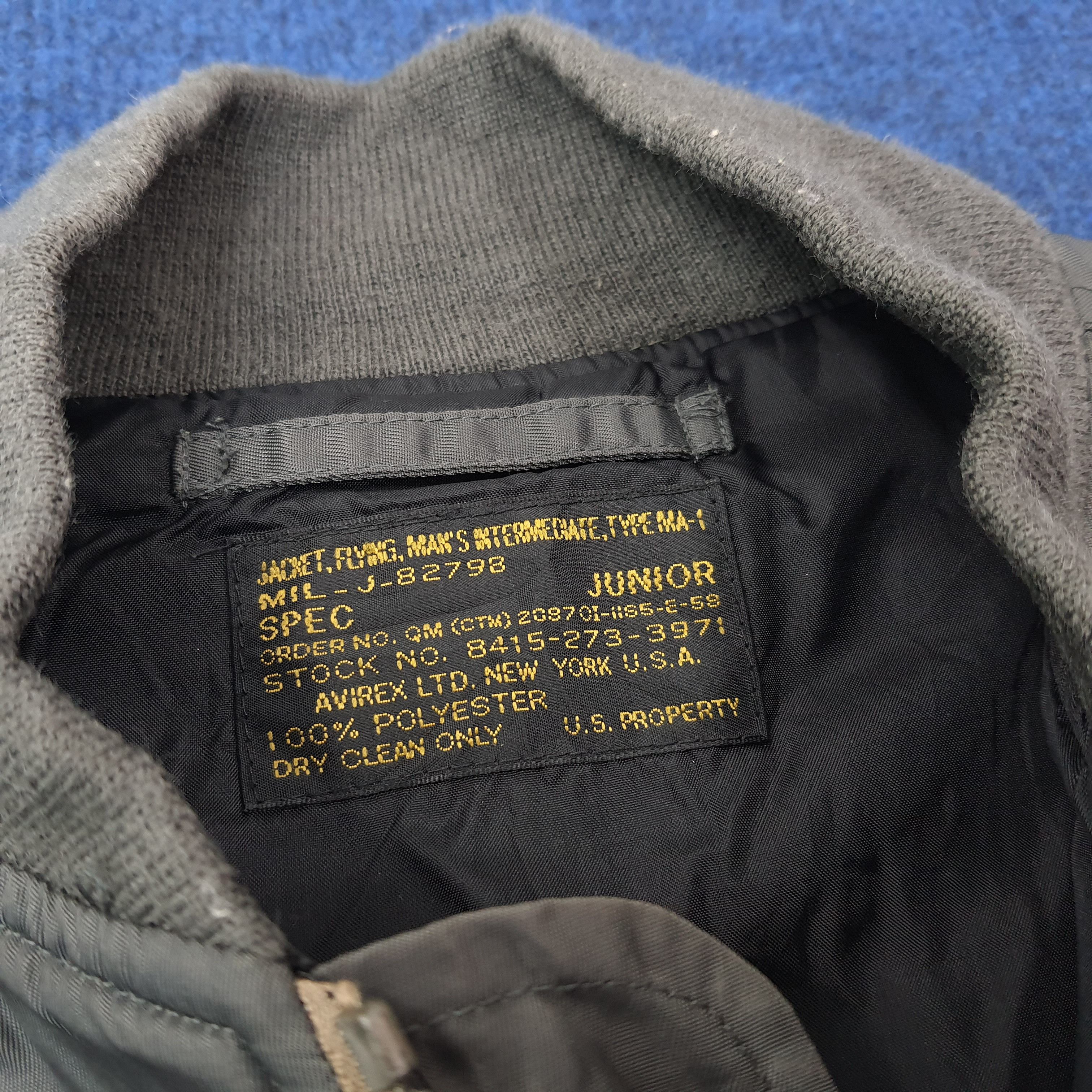 Avirex Vintage Avirex USA Military Bomber Jacket C256N5 Size US XXS / EU 40 - 6 Thumbnail
