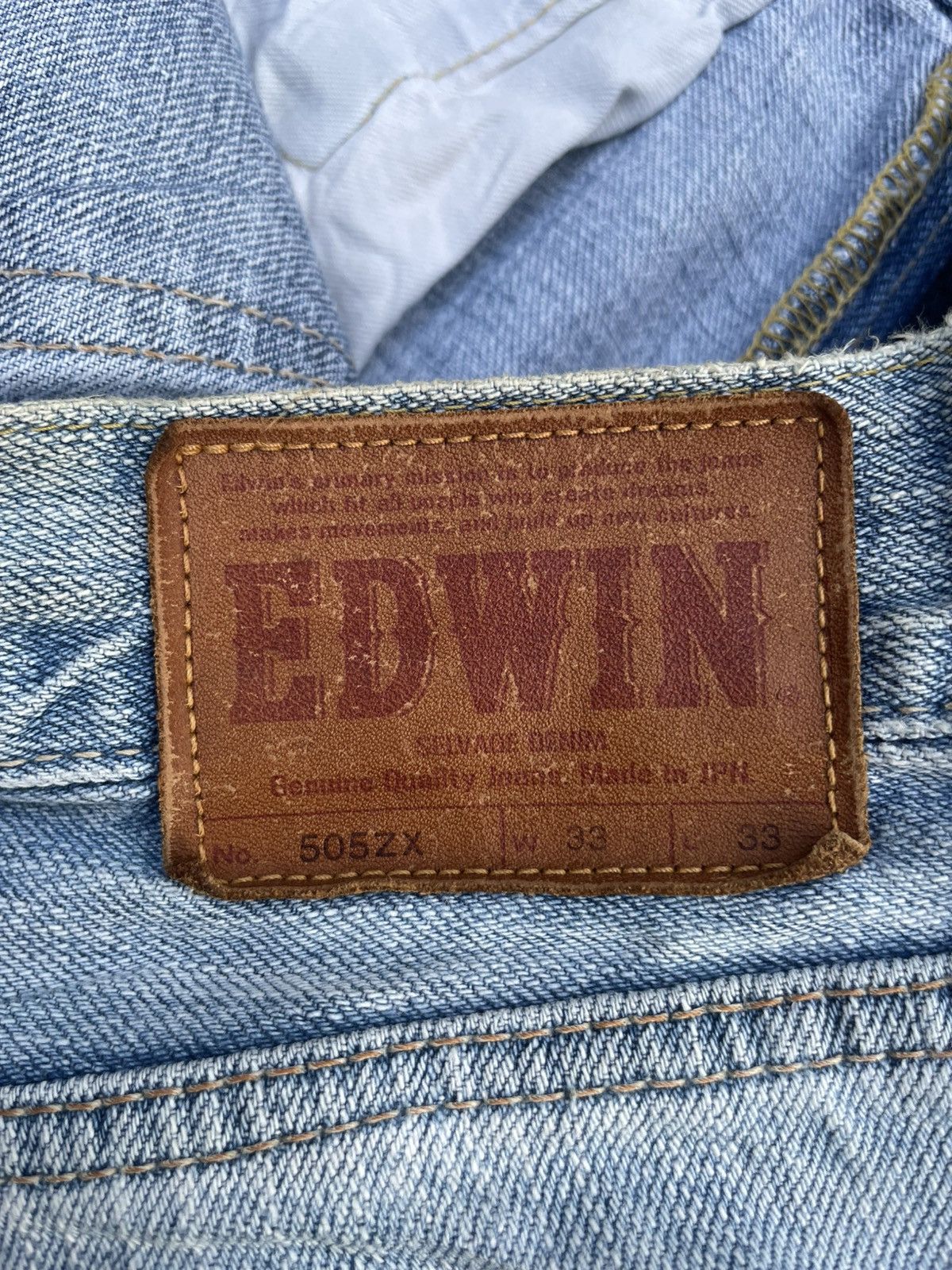 Edwin Vintage Edwin 505ZX Selvedge Distresed Jeans Size US 36 / EU 52 - 17 Thumbnail