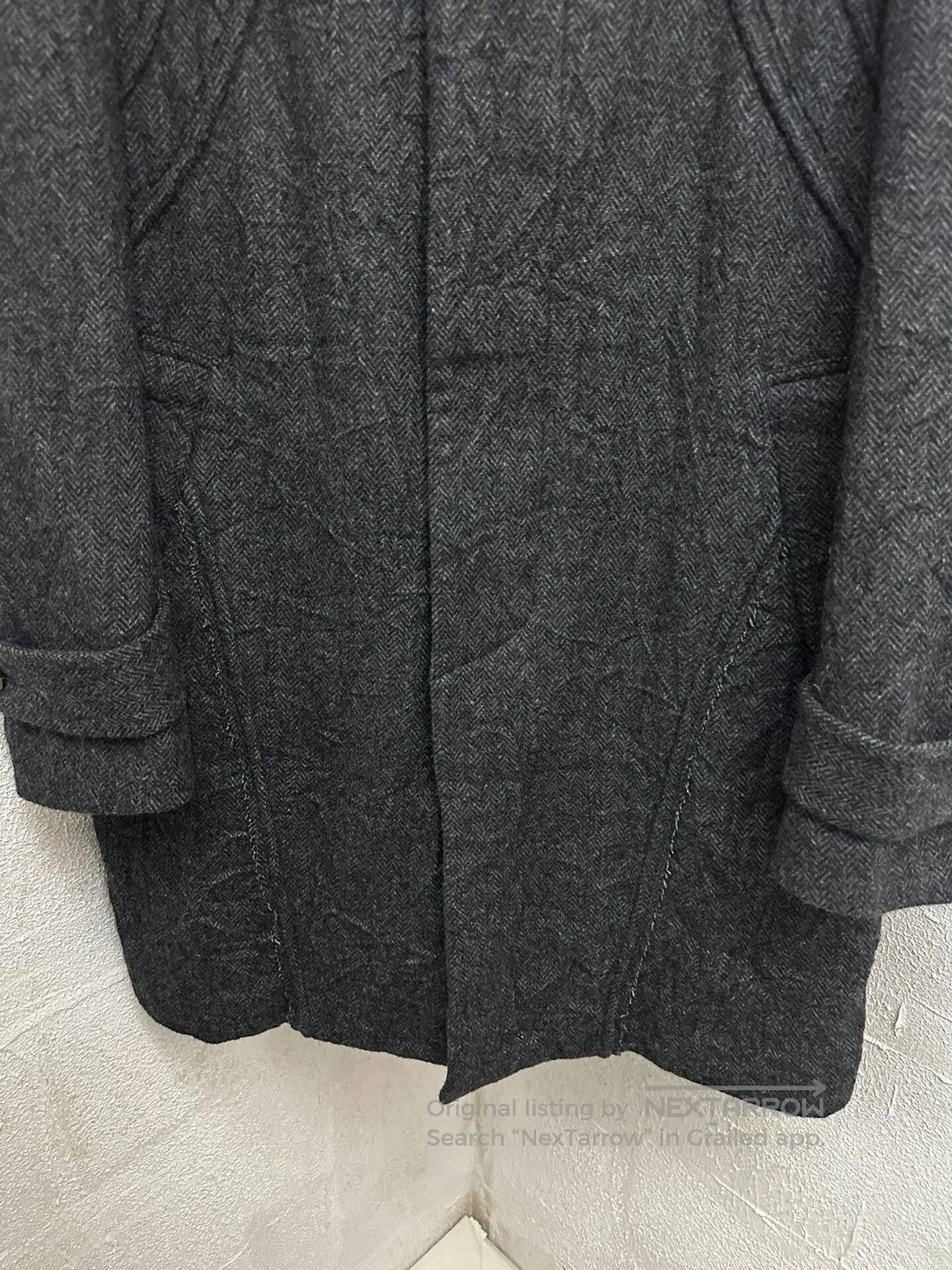 Yohji Yamamoto yohji yamamoto wool coat with unique design. Size US L / EU 52-54 / 3 - 8 Thumbnail