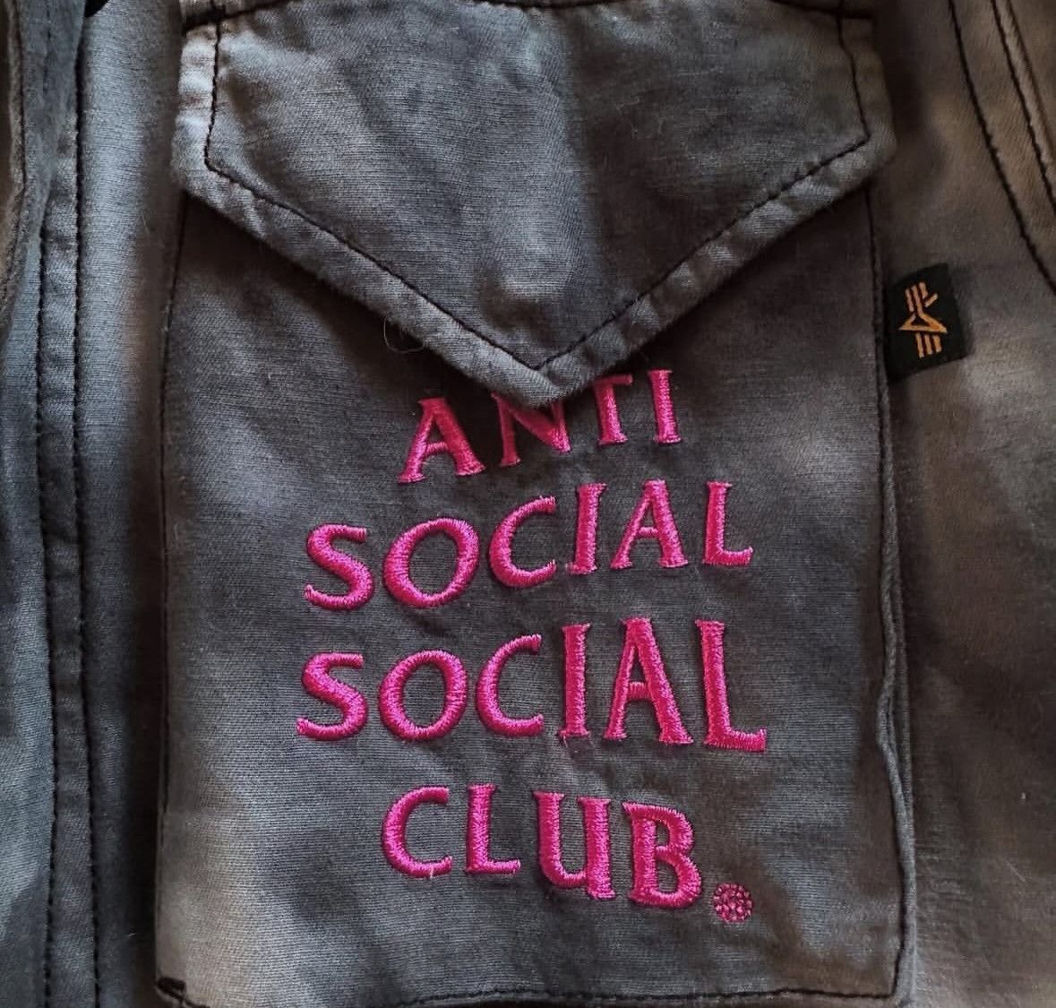 Anti Social Social Club × Designer ASSC Anti-Social Social Club Washed Denim Jean Jacket FW21 Size US S / EU 44-46 / 1 - 3 Thumbnail