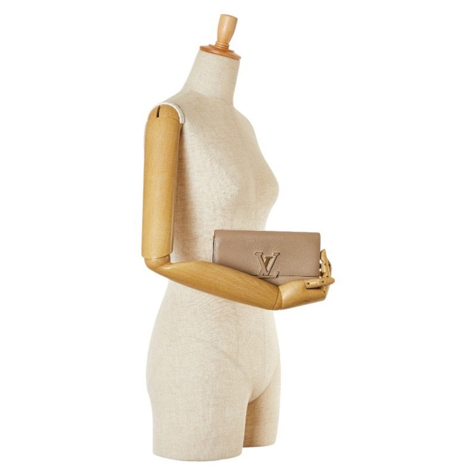 Louis Vuitton Brown Leather Capucines