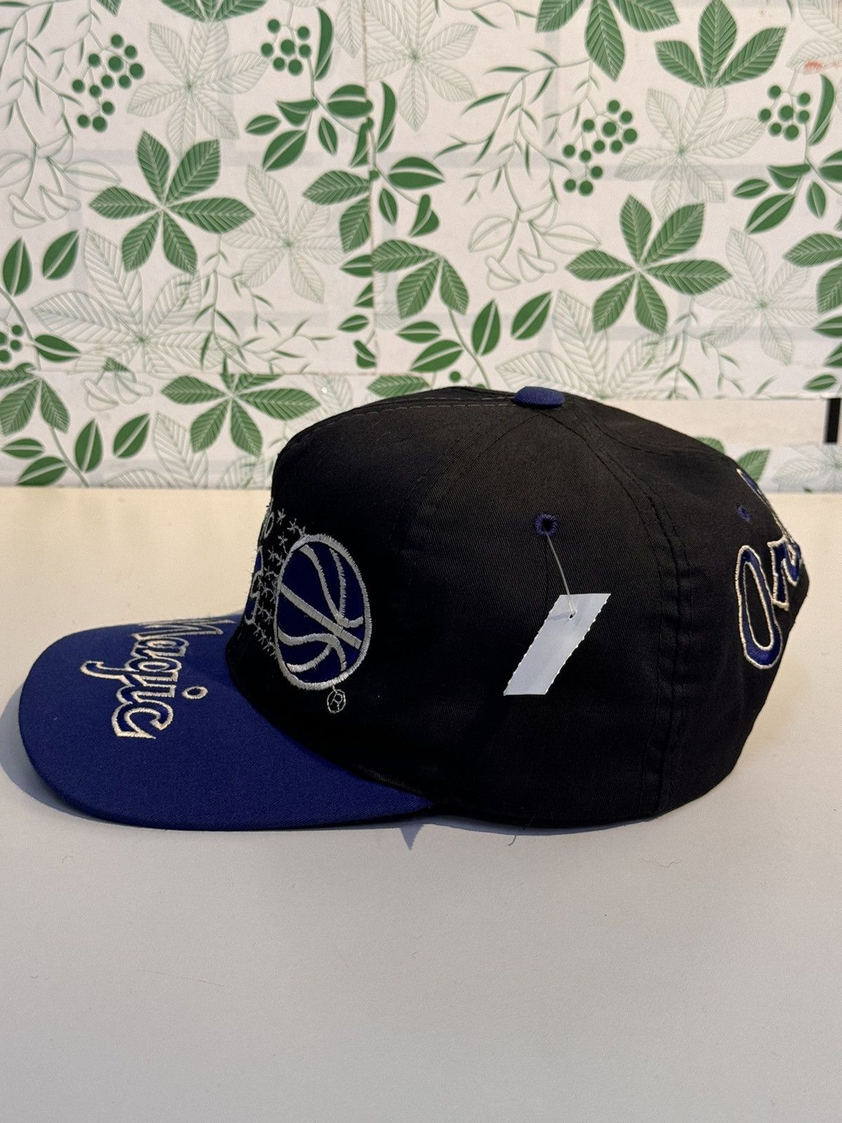NBA × Vintage SAMPLE Orlando Magic Vintage Spell Out Embroidered Cap Hat Size ONE SIZE - 2 Thumbnail