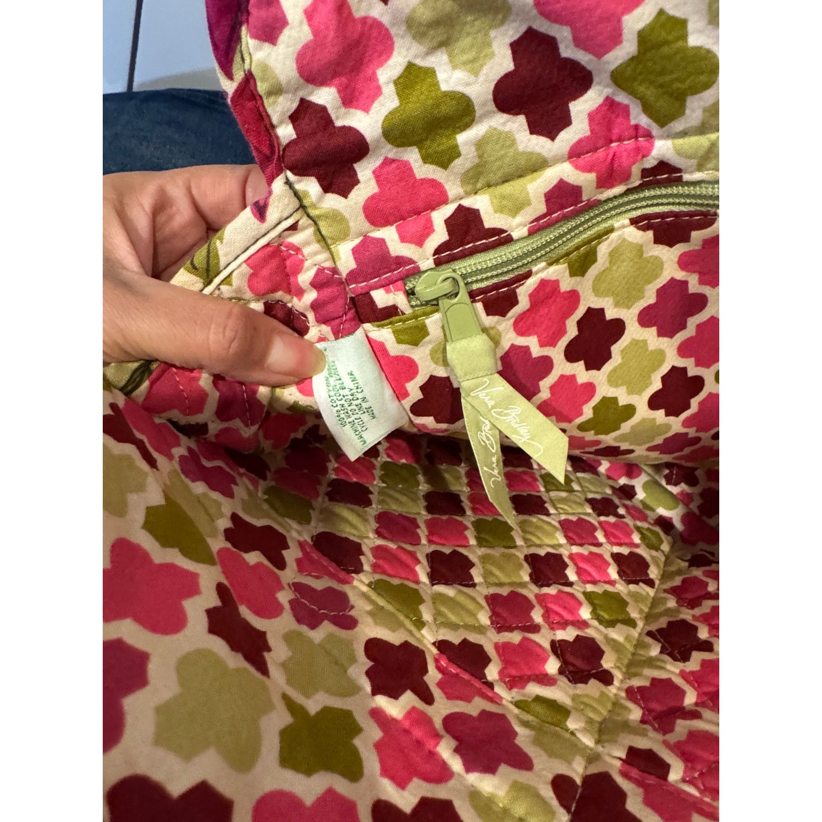 Vera Bradley Vera Bradley Hello Dahlia quilted cotton shoulder tote bag Size ONE SIZE - 10 Thumbnail