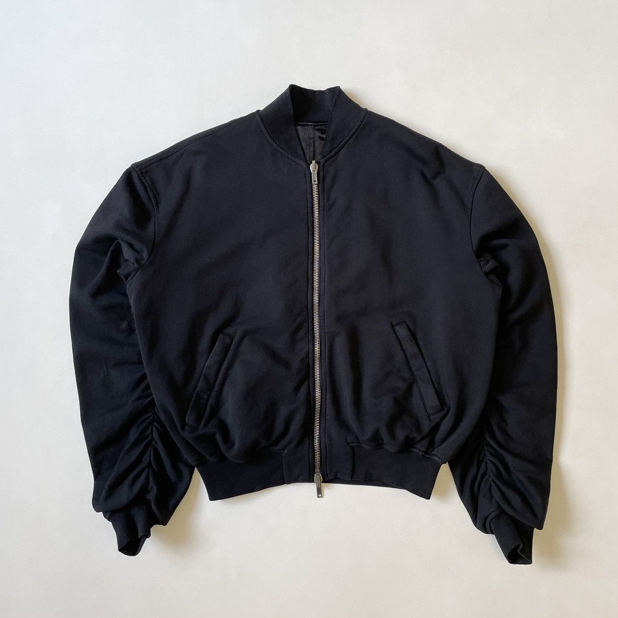 Haider Ackermann A/W 14 Perth Black Cotton Bomber Jacket Size US M / EU 48-50 / 2 - 2 Thumbnail