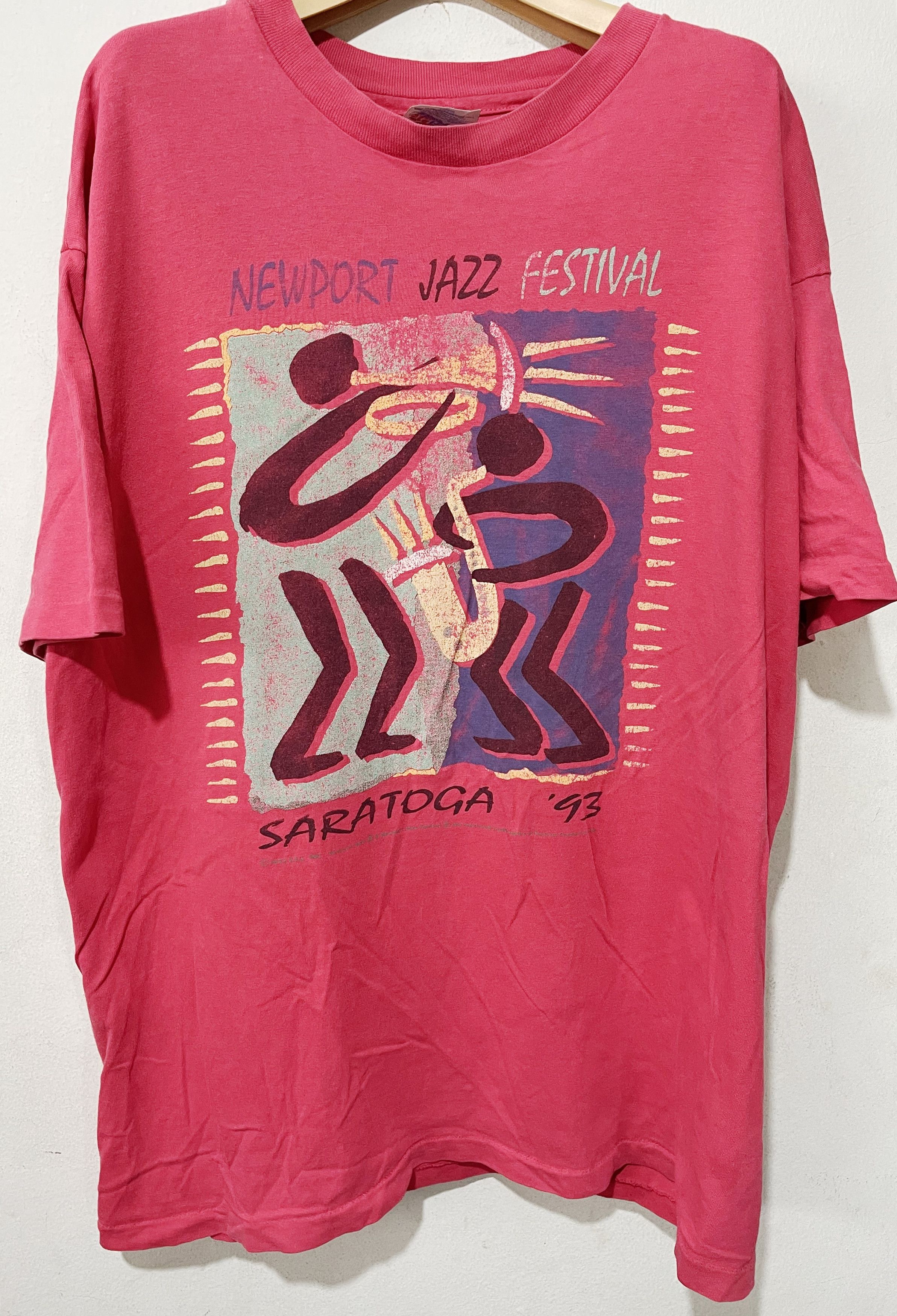 Band Tees × Jazz Cartier × Vintage Vintage 1993 Newport Jazz Festival Shirt Size US XL / EU 56 / 4 - 1 Thumbnail