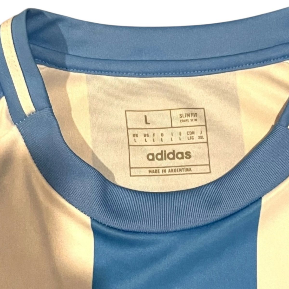 Adidas 2024 Argentina Home Jersey Size US L / EU 52-54 / 3 - 4 Thumbnail
