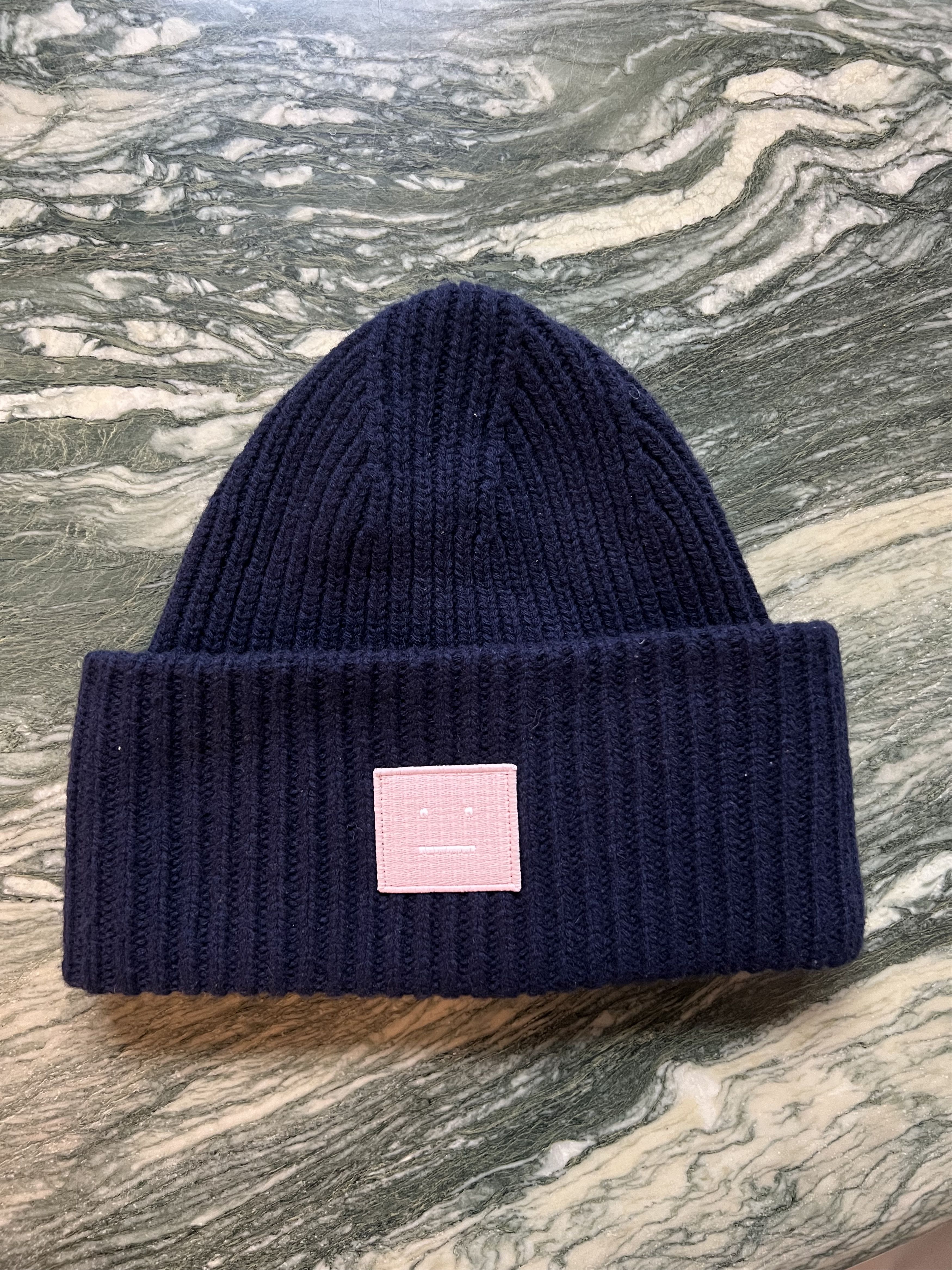 Navy on sale Acne Beanie