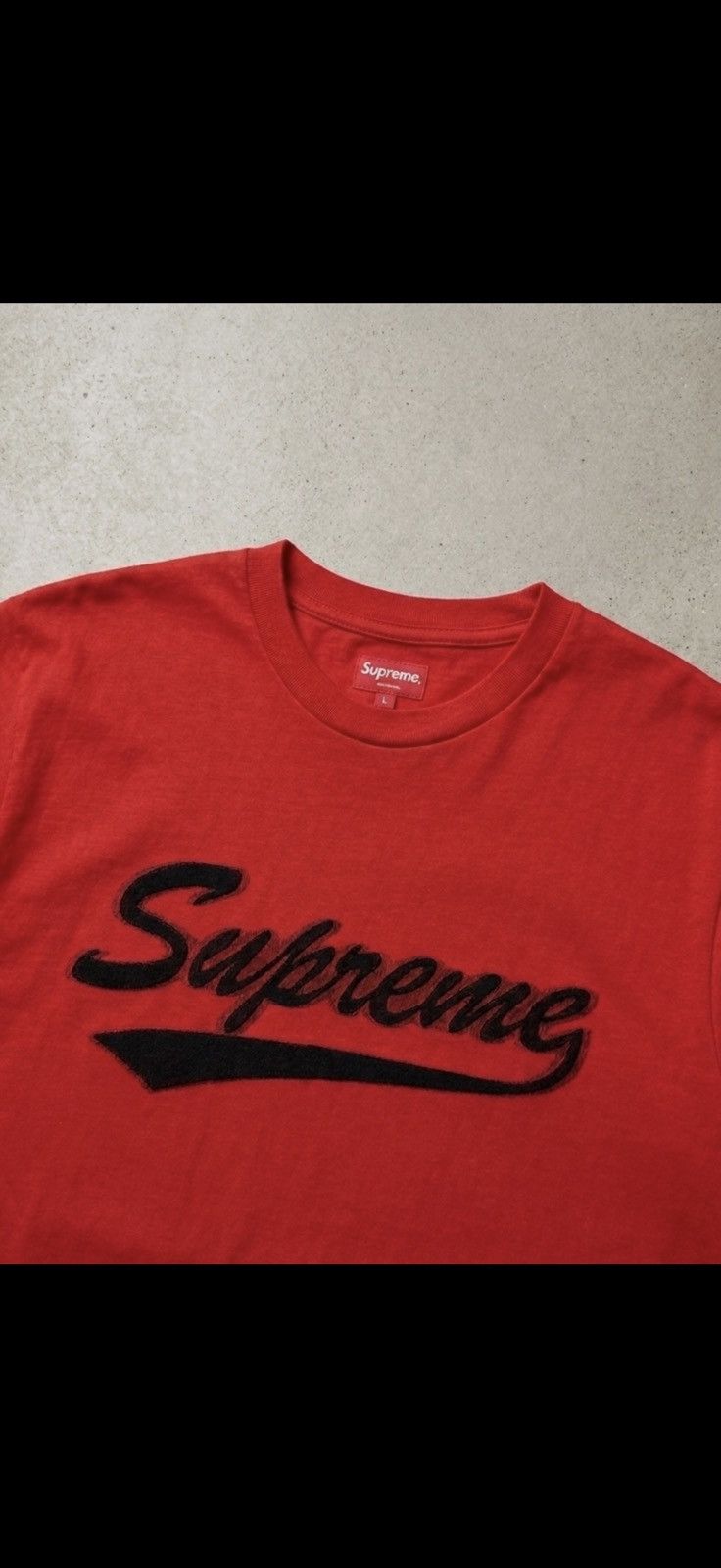 Supreme Supreme Intarsia script S/S top Size US L / EU 52-54 / 3 - 3 Thumbnail