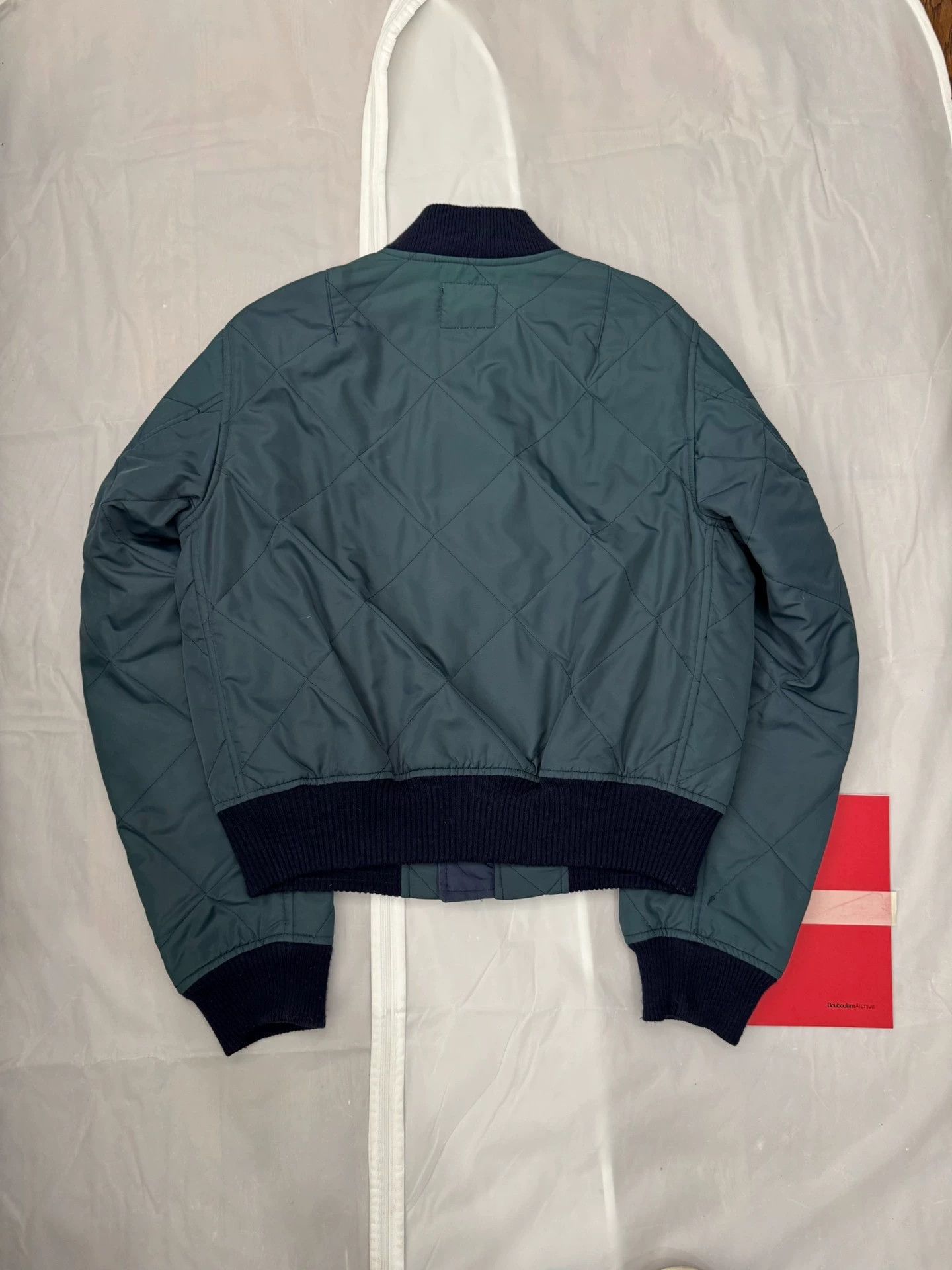 Helmut Lang Helmut Lang Thin Cotton Nylon Ma-1 Bomber Size L / US 10 / IT 46 - 2 Thumbnail