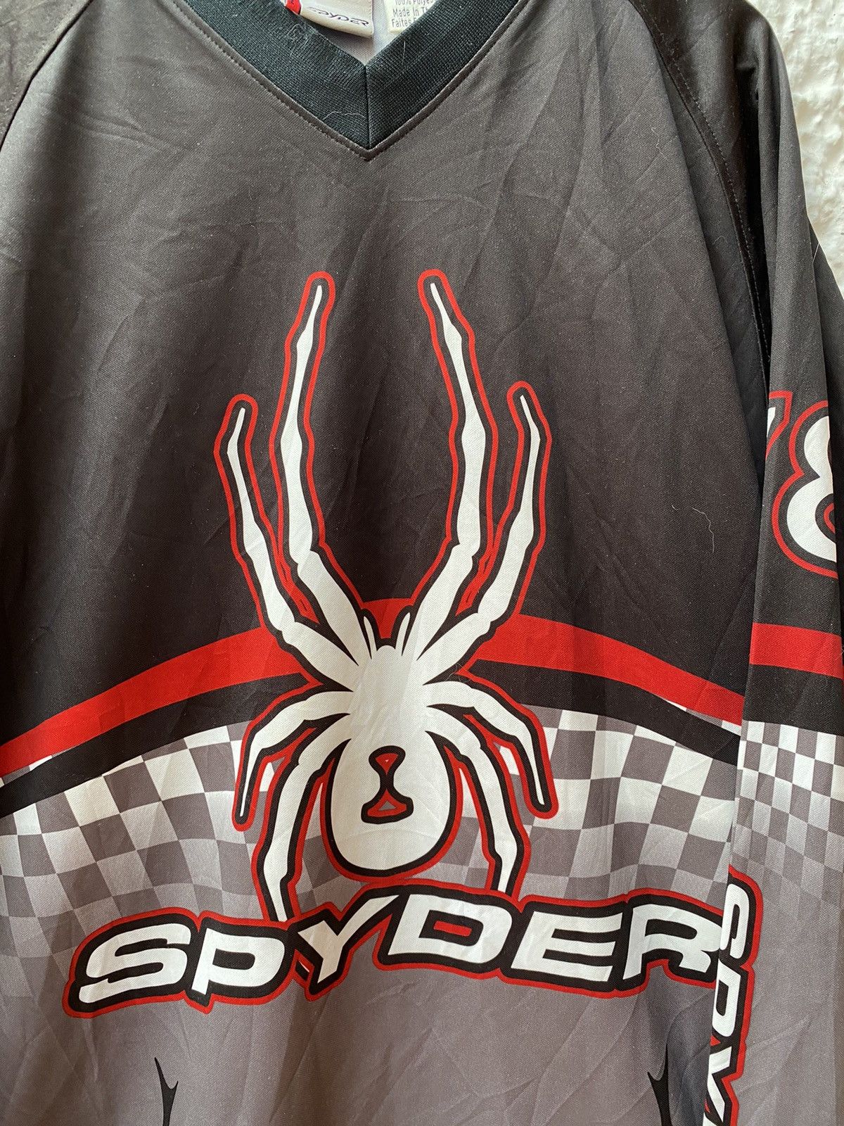 Spyder × Vintage SPYDER VINTAGE MOTOCROSS LONG SLEVEE JERSEY Size US L / EU 52-54 / 3 - 2 Thumbnail