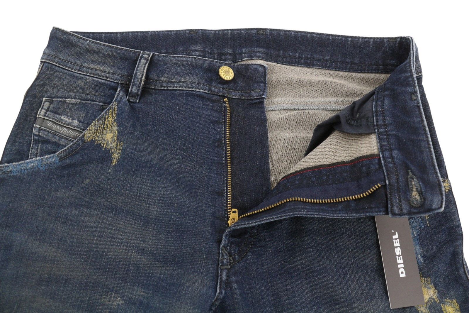 Diesel KROOLEY-X-T 0870Z W28 Blue Faded Slim Jogg Jeans 89059 Size US 28 / EU 44 - 5 Thumbnail