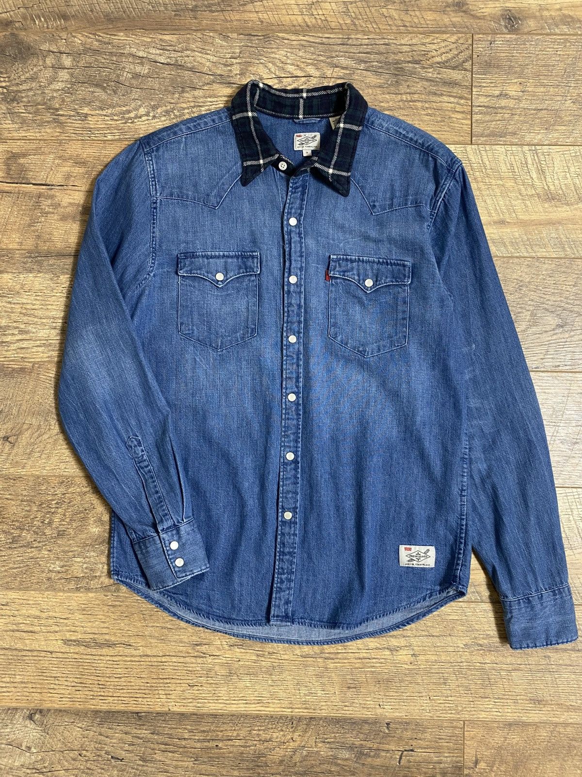Levi's Rare Levi’s Justin Timberlake Fresh Leaves Denim Shirt M Size US M / EU 48-50 / 2 - 1 Thumbnail