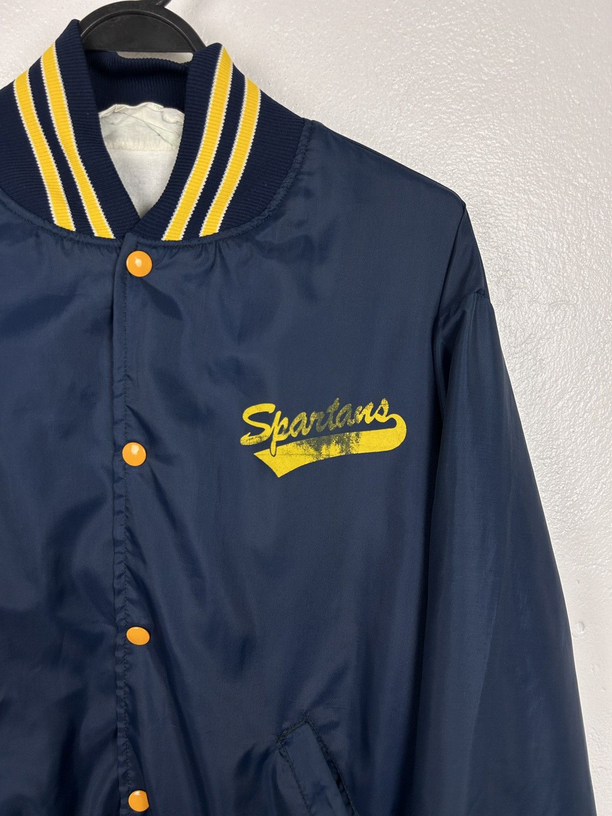 Holloway 80s Vintage Michigan State Spartans Holloway Bomber Jacket Size US L / EU 52-54 / 3 - 2 Thumbnail