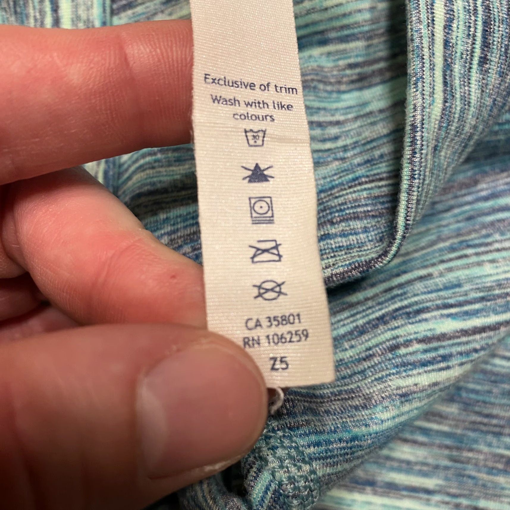 Lululemon VINTAGE Lululemon Women's Leggings Activewear Size 4 Blue Compression 31-Inch Inseam Workout Pants Size 27" / US 4 / IT 40 - 4 Thumbnail