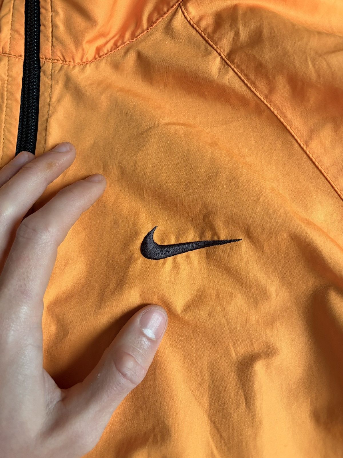 Nike Y2K Nike Vintage Windbreaker Full Zip Light Jacket 1990s Size US L / EU 52-54 / 3 - 2 Thumbnail