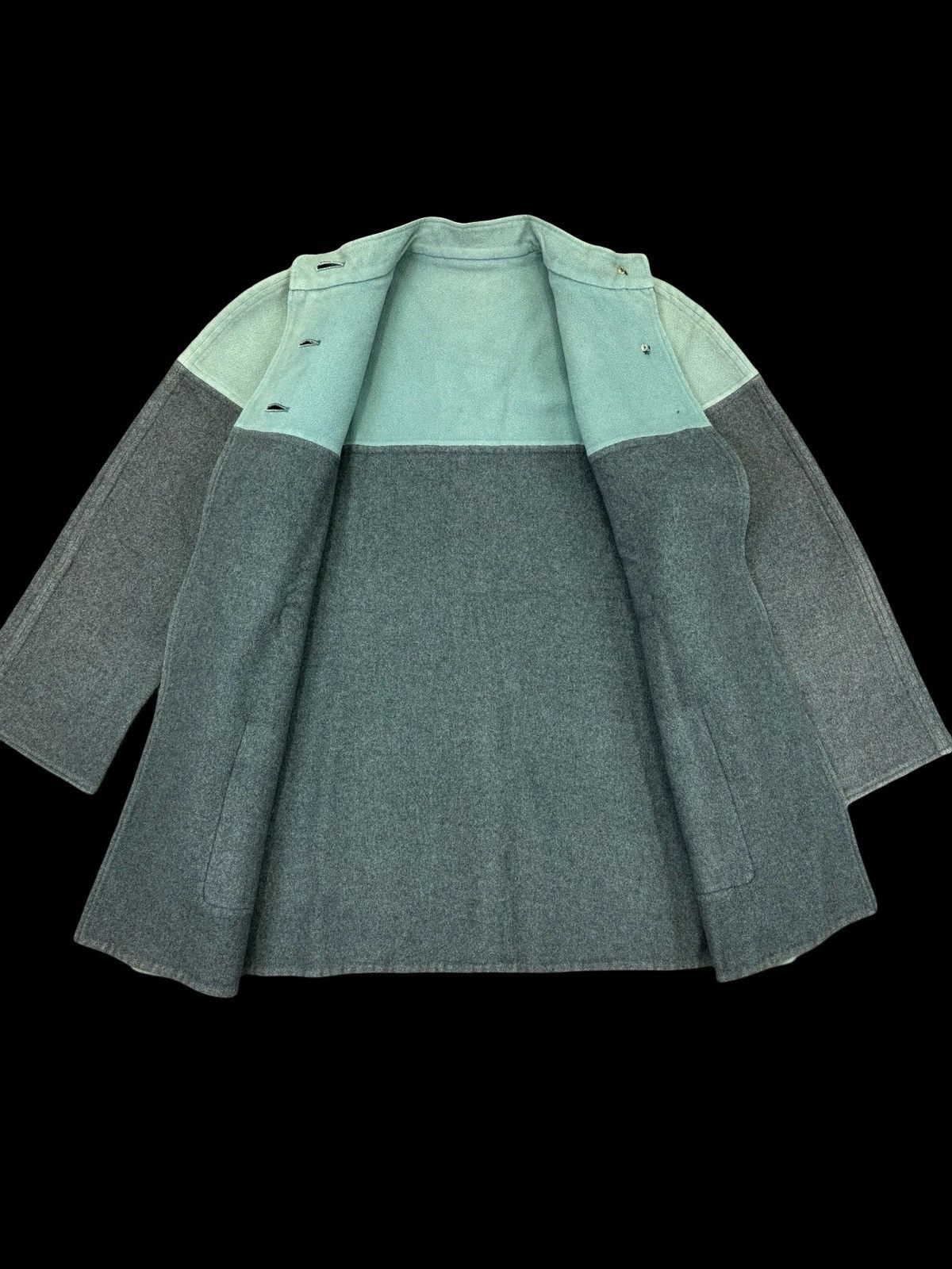 Christian Dior Monsieur Vintage Dior Two Tones Wool Coat F694 Size L / US 10 / IT 46 - 2 Thumbnail