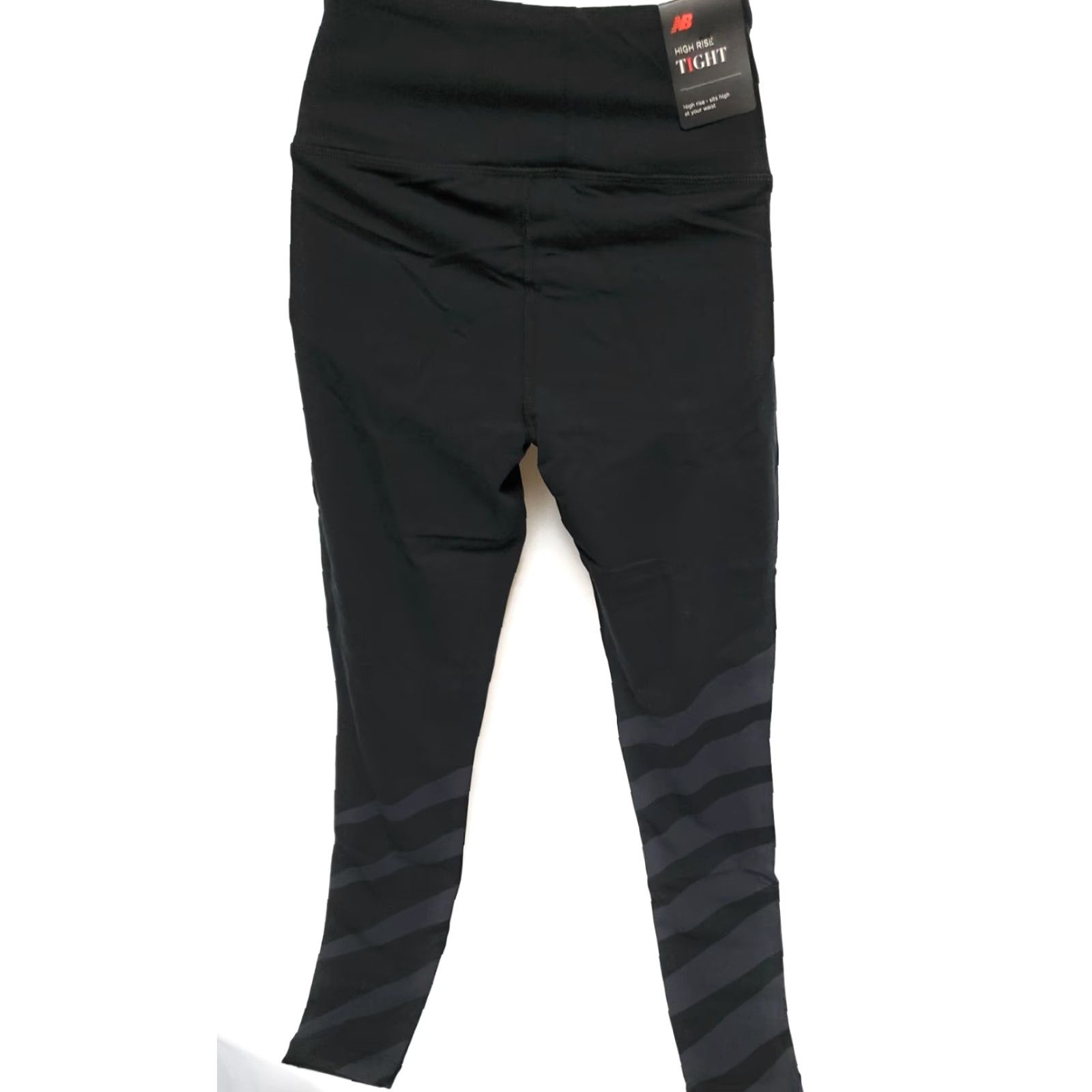 New Balance Womens New Balance WP01515 BK Black Optiks High Rise Legging Tight Workout Pants | Leggings | S | Black | Ankle | Activewear | Womens Size 28" / US 6 / IT 42 - 3 Thumbnail