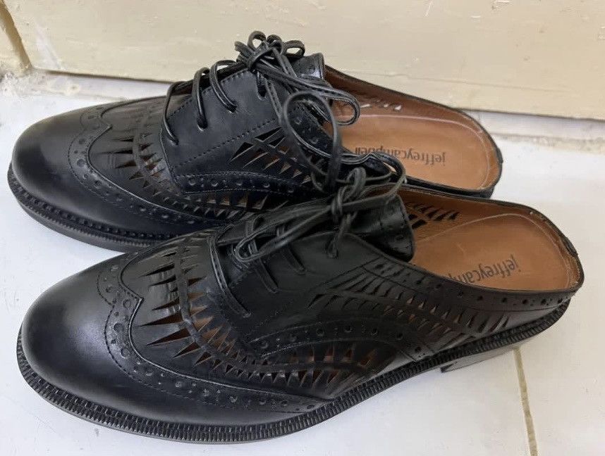 Jeffrey Campbell Jeffrey Campbell black leather shoes (size 38) slip on Size US 8 / IT 38 - 4 Thumbnail