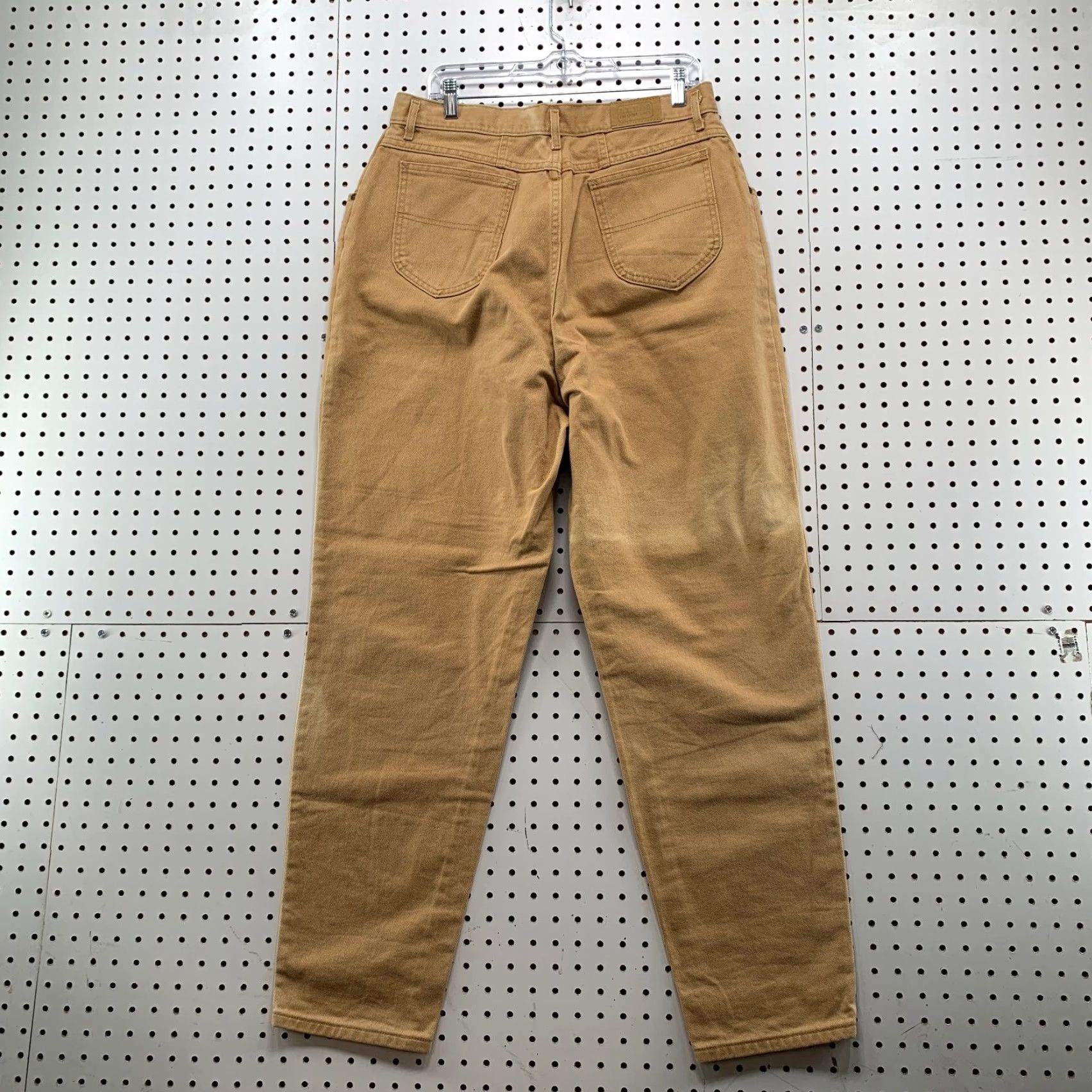 Vintage VINTAGE L.L.Bean Khaki Button Pants Womens 32x31 Canvas Workwear Made USA Beige Carpenter Pockets Size 38" / US 16 / IT 52 - 2 Thumbnail