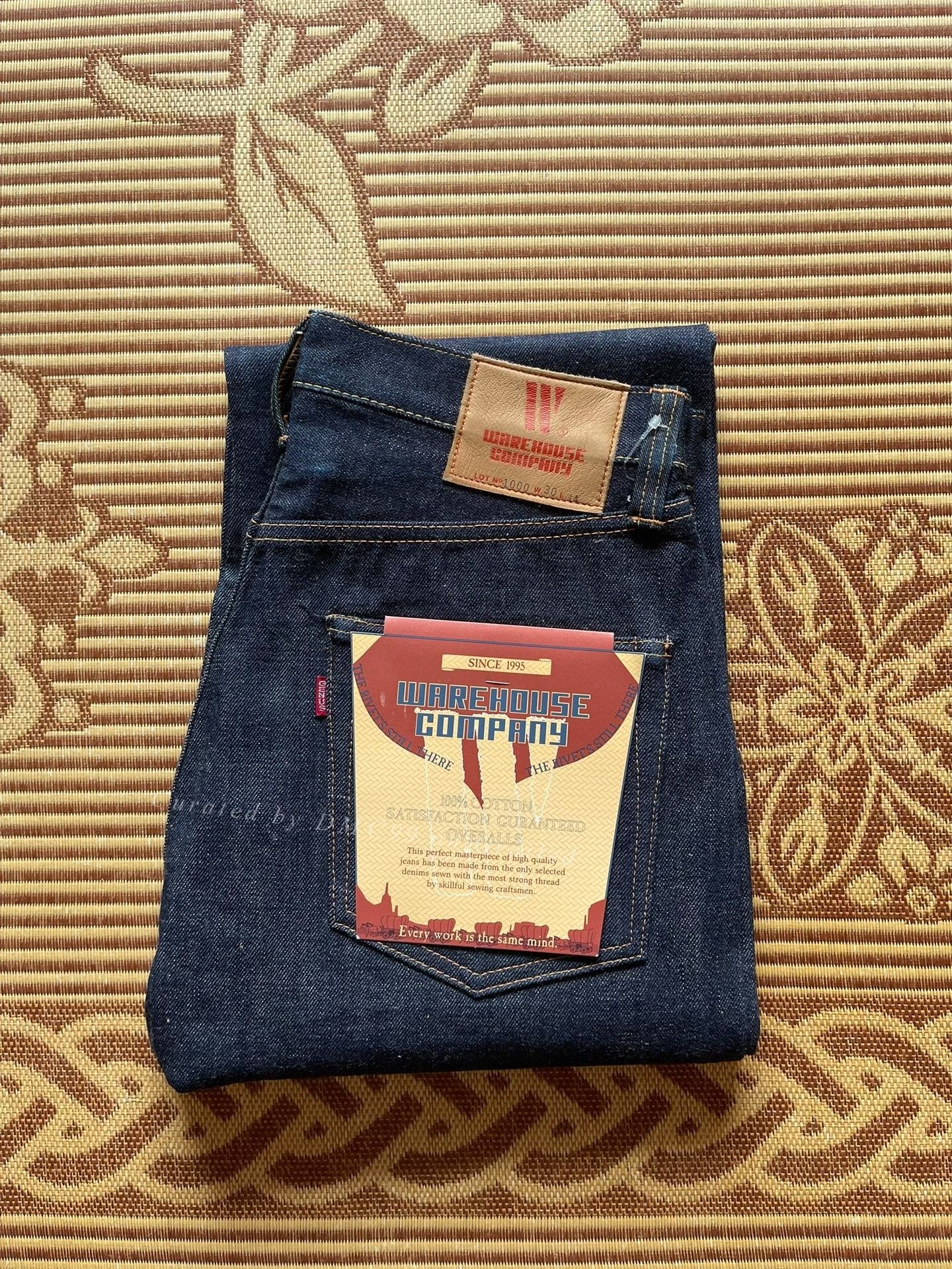 Warehouse & Co. Warehouse 1000 Raw Denim Jeans Size US 32 / EU 48 - 1 Thumbnail