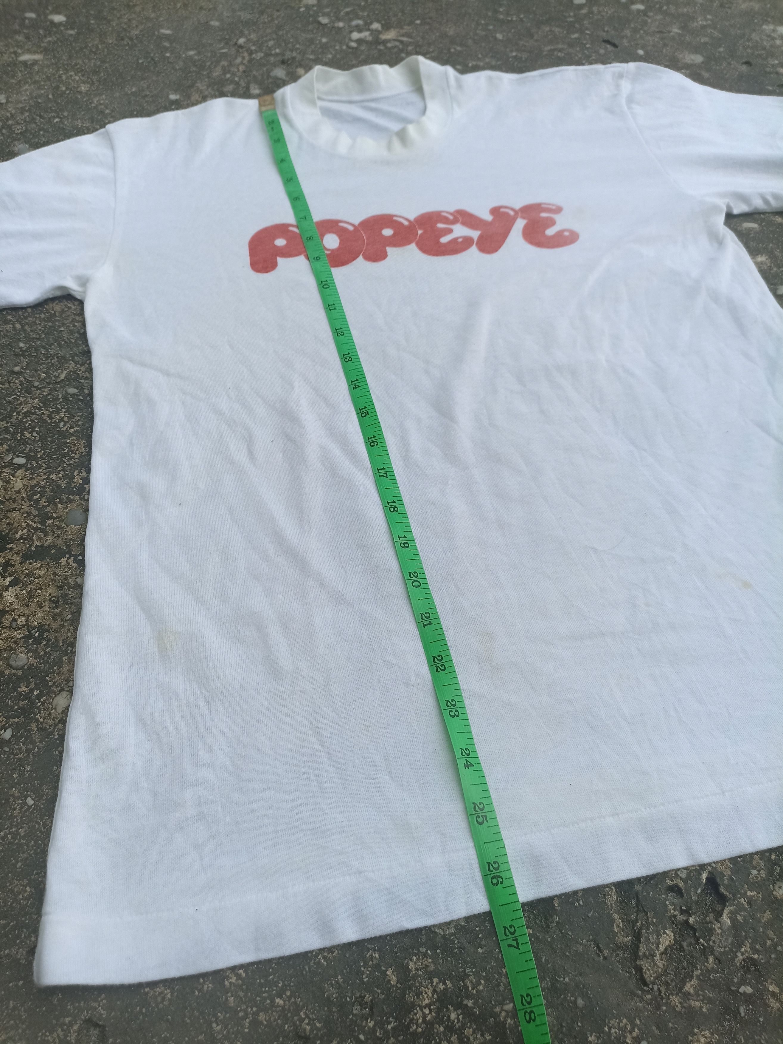 Cartoon Network × Vintage Vintage 70s popeye t shirt Size US L / EU 52-54 / 3 - 4 Thumbnail