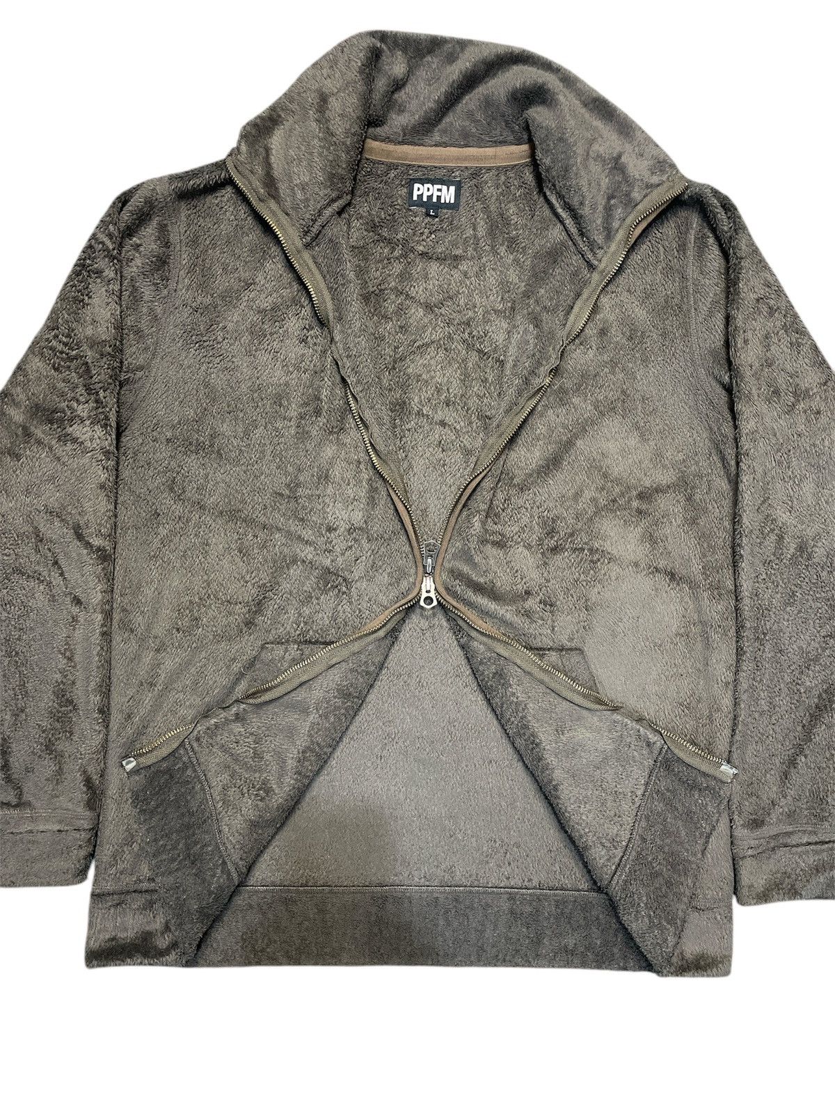Japanese Brand Japanese Brand PPFM Fleece Zipper Light Jacket Size US L / EU 52-54 / 3 - 1 Thumbnail