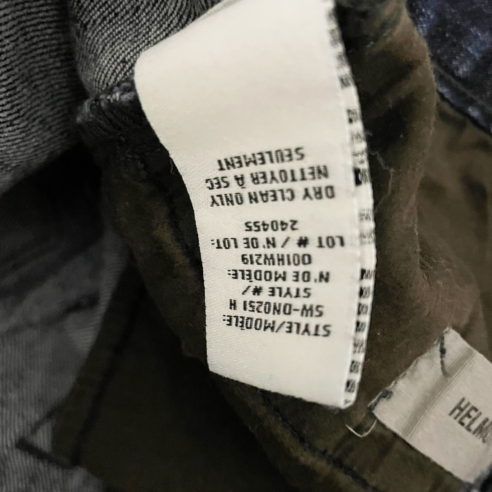 Helmut Lang Helmut Lang Women's Cotton Stretch Size 25" / US 0 / IT 36 - 3 Thumbnail