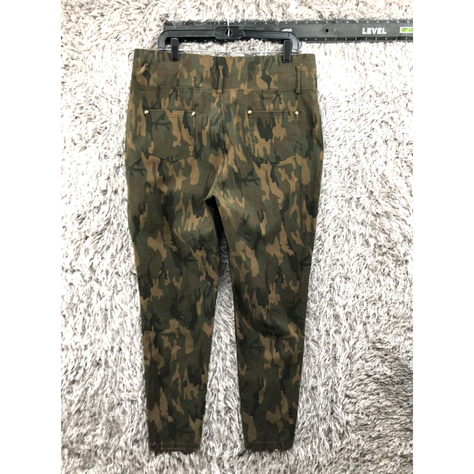 THRILLS VINTAGE_thrill camouflage skinny ankle pants 3X Womens Flaw Size 40" / US 18 - 4 Thumbnail
