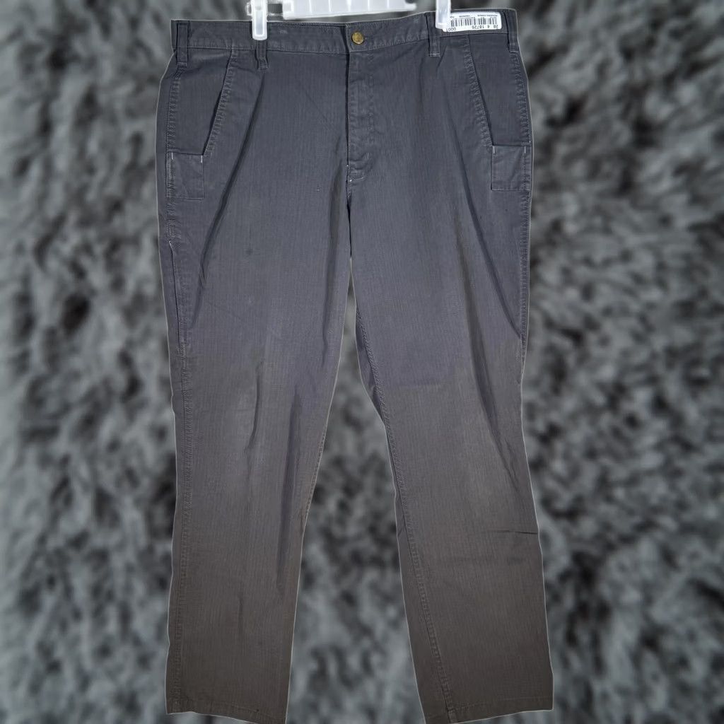 Carhartt Carhartt Pants Mens 38x31 Gray Ripstop Workwear Zip Pocket Relaxed Fit Size US 38 / EU 54 - 1 Thumbnail