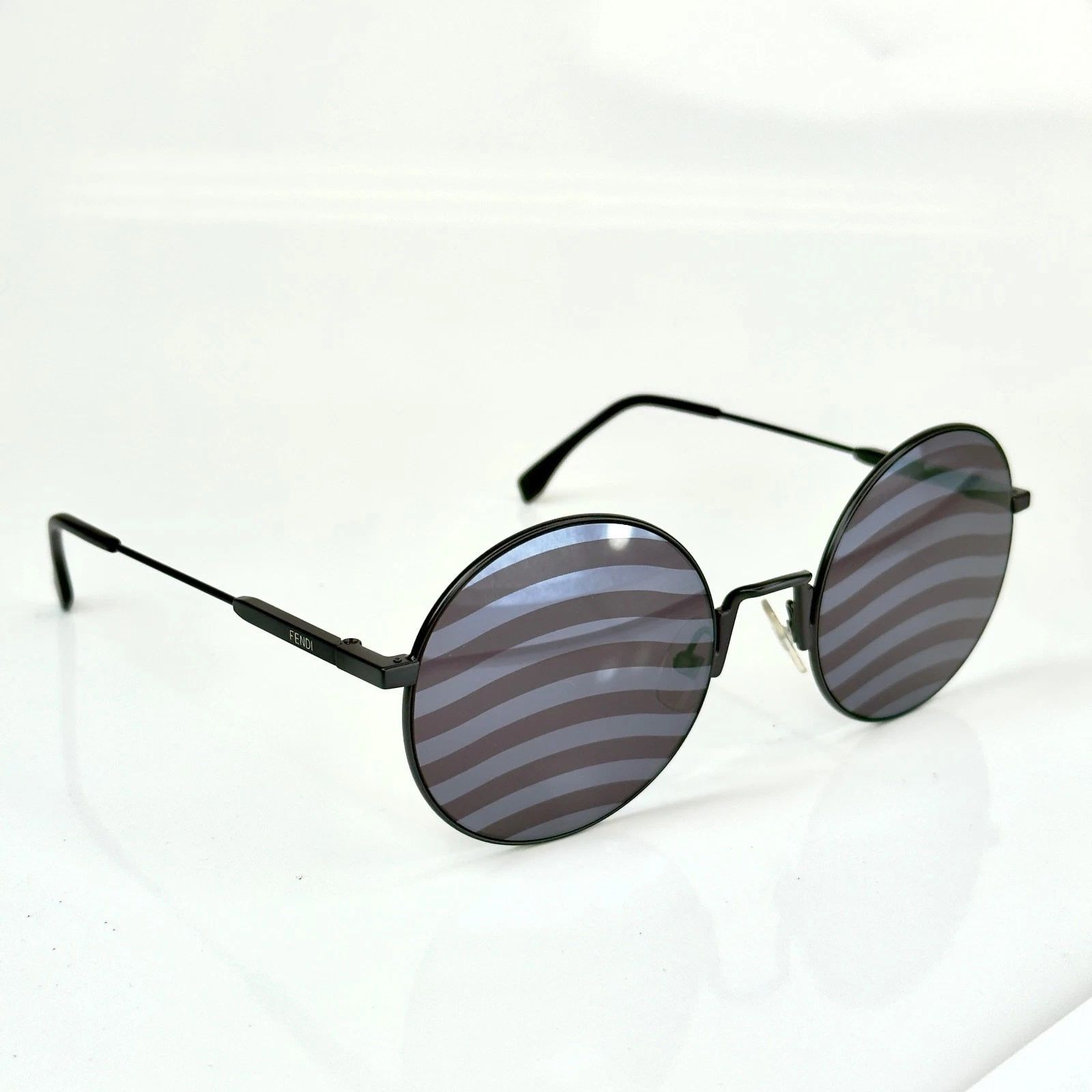 Fendi FENDI FF0248S 0248 Waves Purple Violet Mirrored Sunglasses Size ONE SIZE - 10 Thumbnail