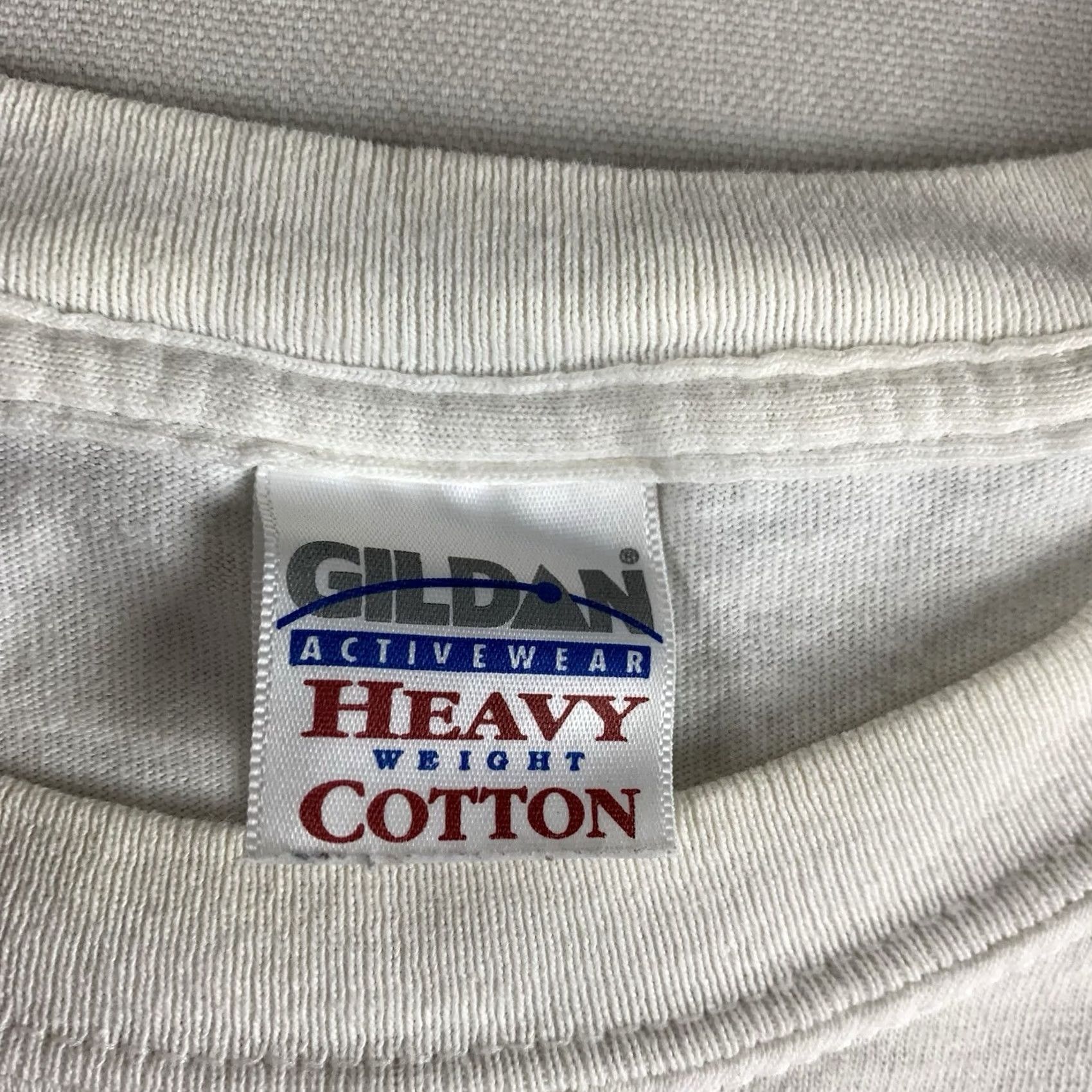 Gildan VINTAGE Bud Light Longboards Shirt Mens L White Gildan Heavy Cotton T-Shirt Crew Neck Short Sleeve Graphic Print Mens Regular Heavyweight Size US L / EU 52-54 / 3 - 3 Thumbnail
