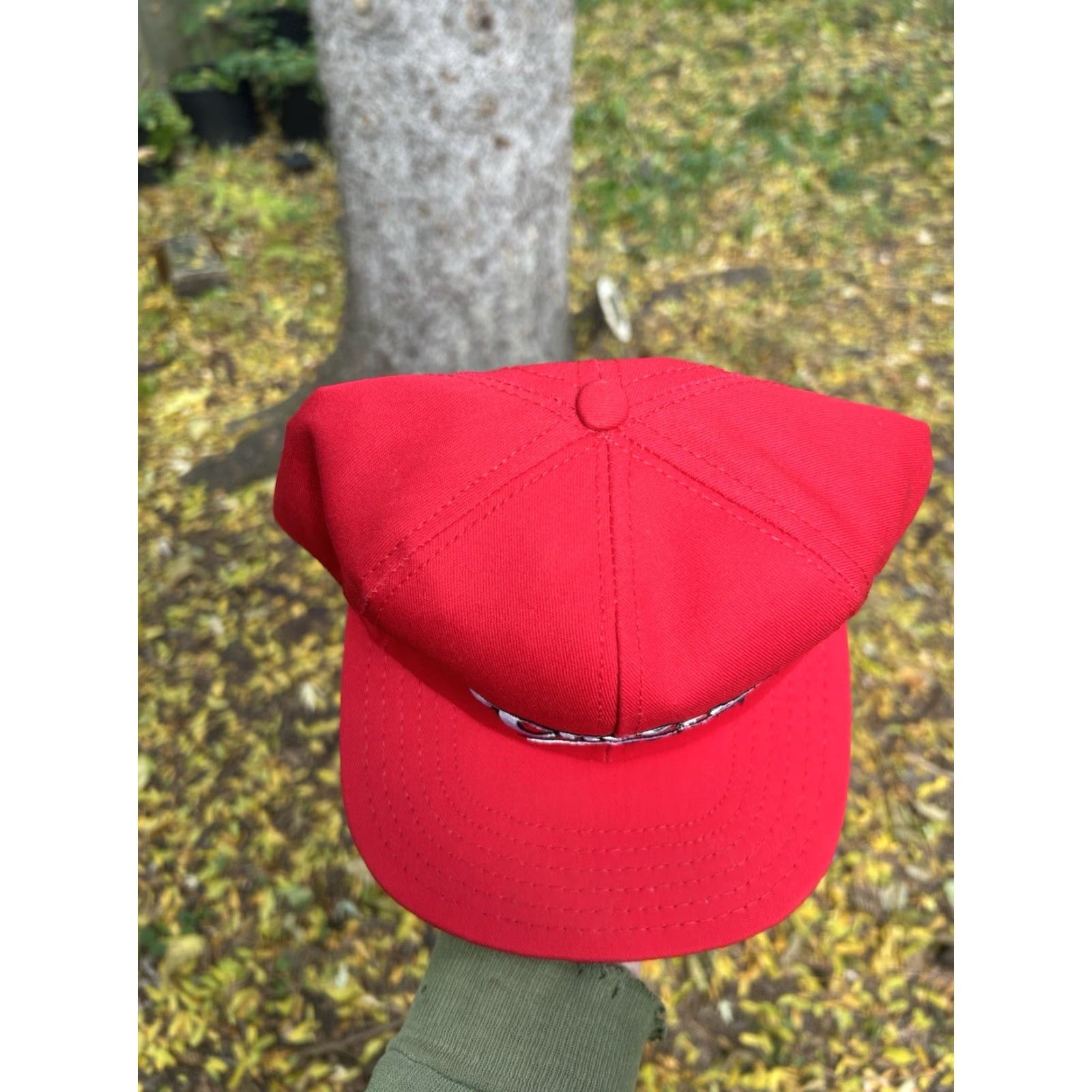 Vintage VINTAGE 90s Boston Snapback Hat Cap Cheers USA Made Red Men Adjustable Snapback Size ONE SIZE - 3 Thumbnail