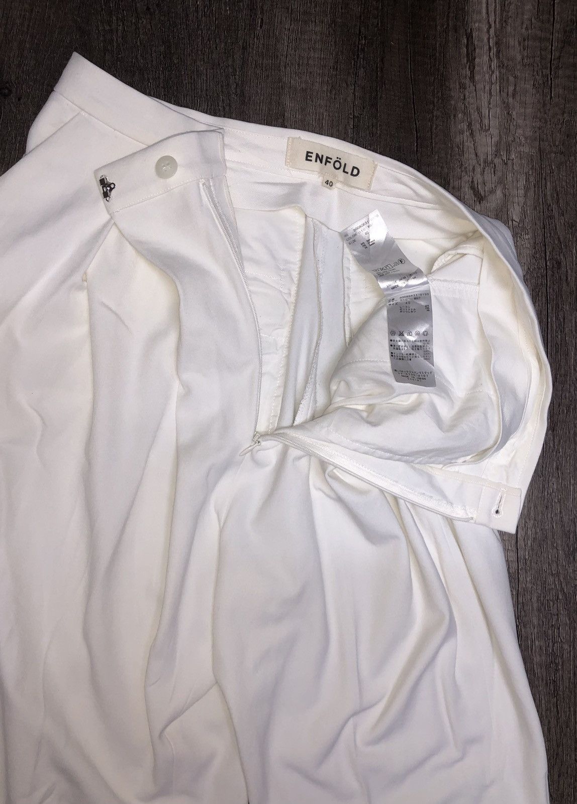 Designer × Japanese Brand ENFÖLD SMART CASUAL PANT Size 28" / US 6 / IT 42 - 15 Thumbnail