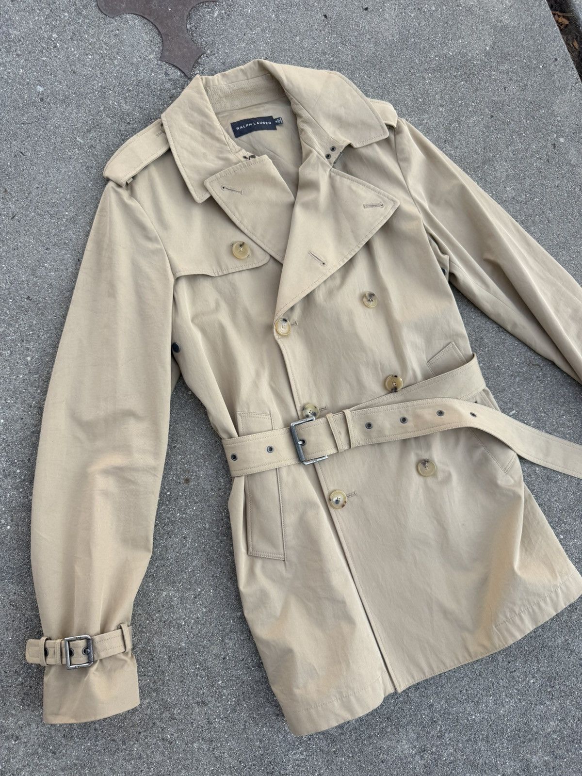 Ralph Lauren Black Label SAMPLE double breasted trench coat Size US M / EU 48-50 / 2 - 2 Thumbnail
