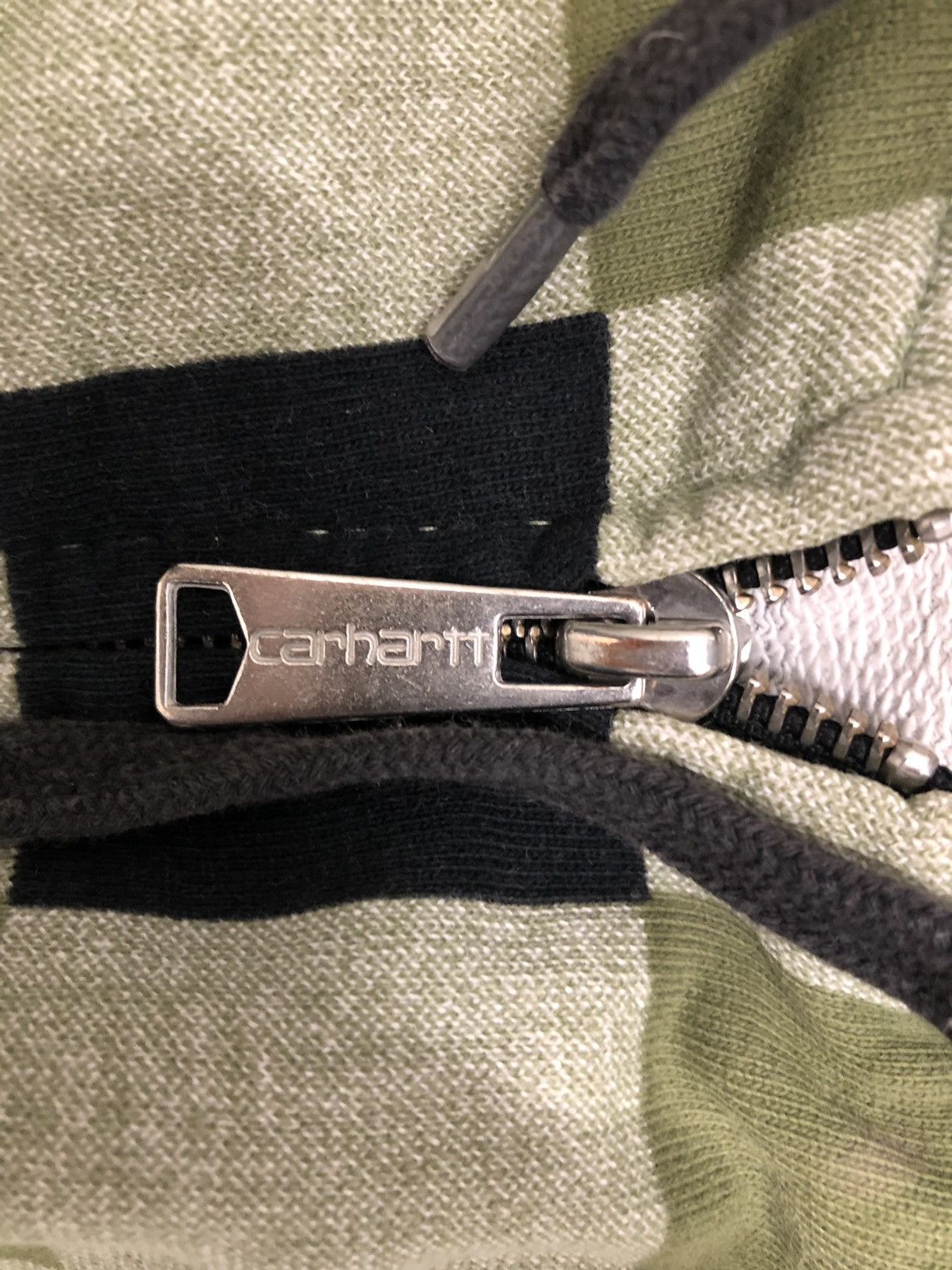 Carhartt × Vintage Carhartt Hooded Mellow Jacket Zip Workwear Size US M / EU 48-50 / 2 - 2 Thumbnail