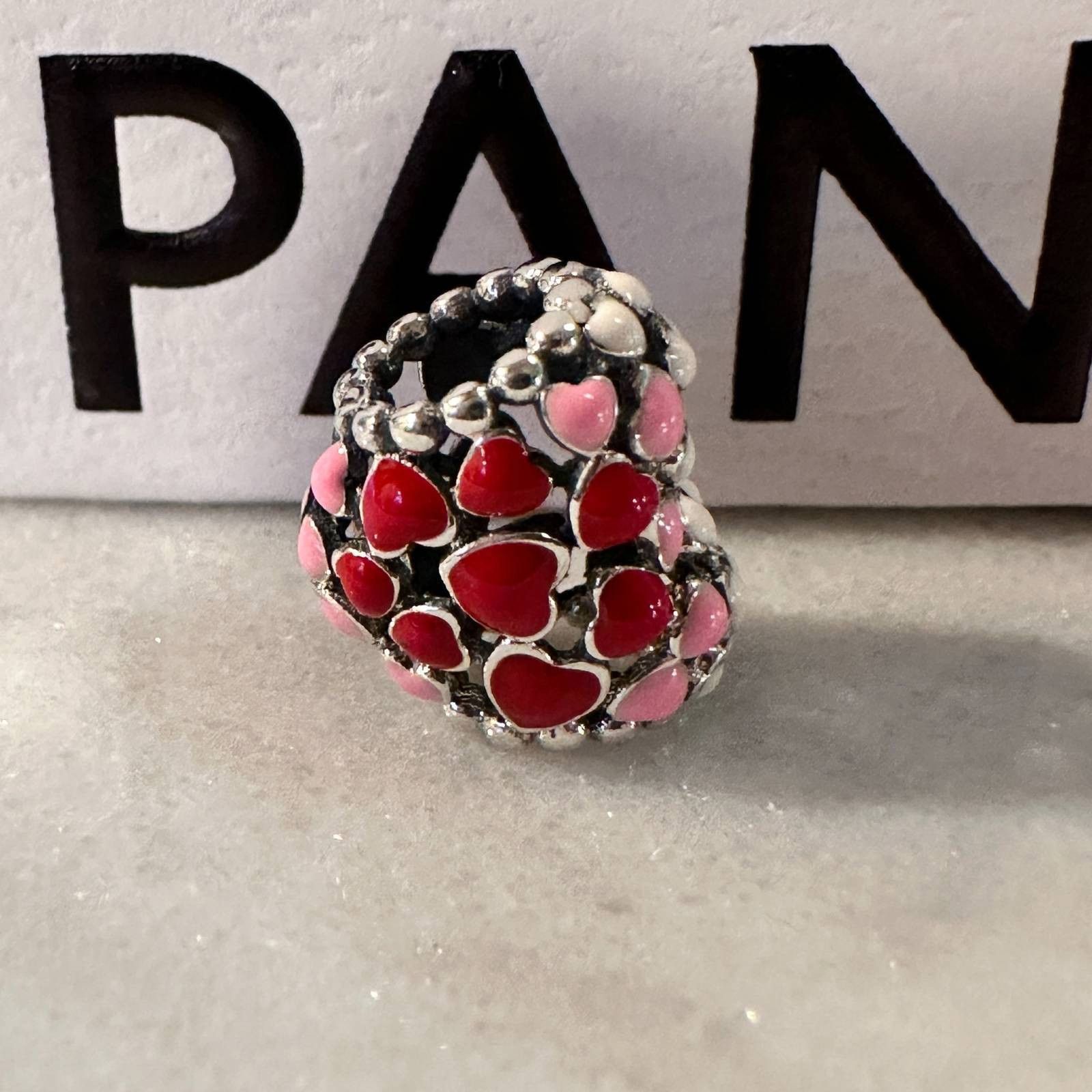 pandora Authentic PANDORA Burst of Love Heart Valentine Charm #79655 Size ONE SIZE - 4 Thumbnail