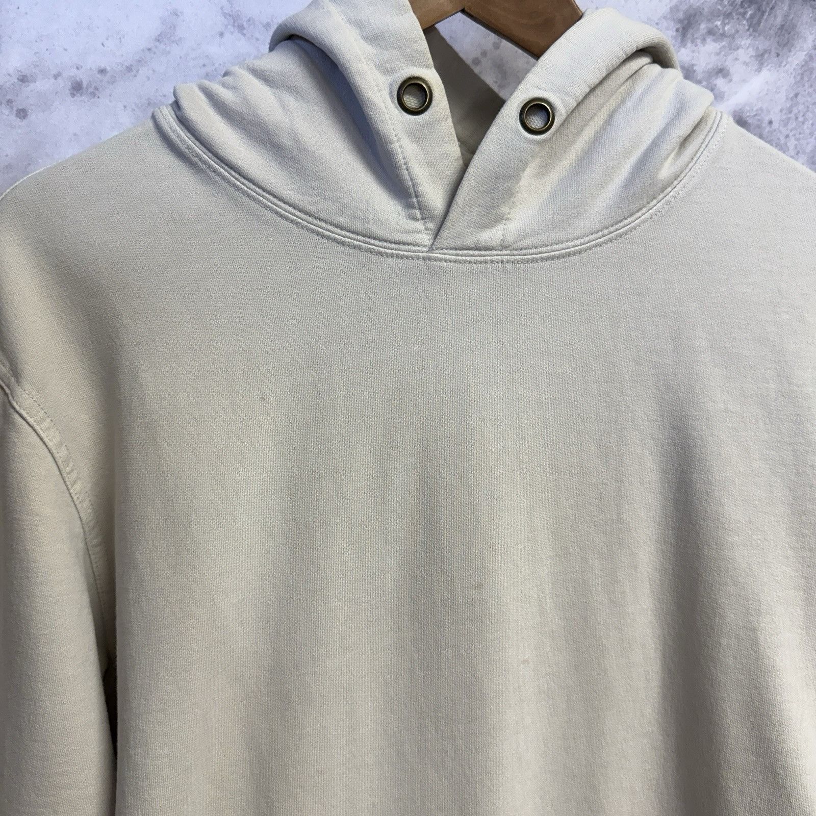 Buck Mason Buck Mason Hoodie Sweatshirt Mens Medium Beige Blank Size US M / EU 48-50 / 2 - 3 Thumbnail