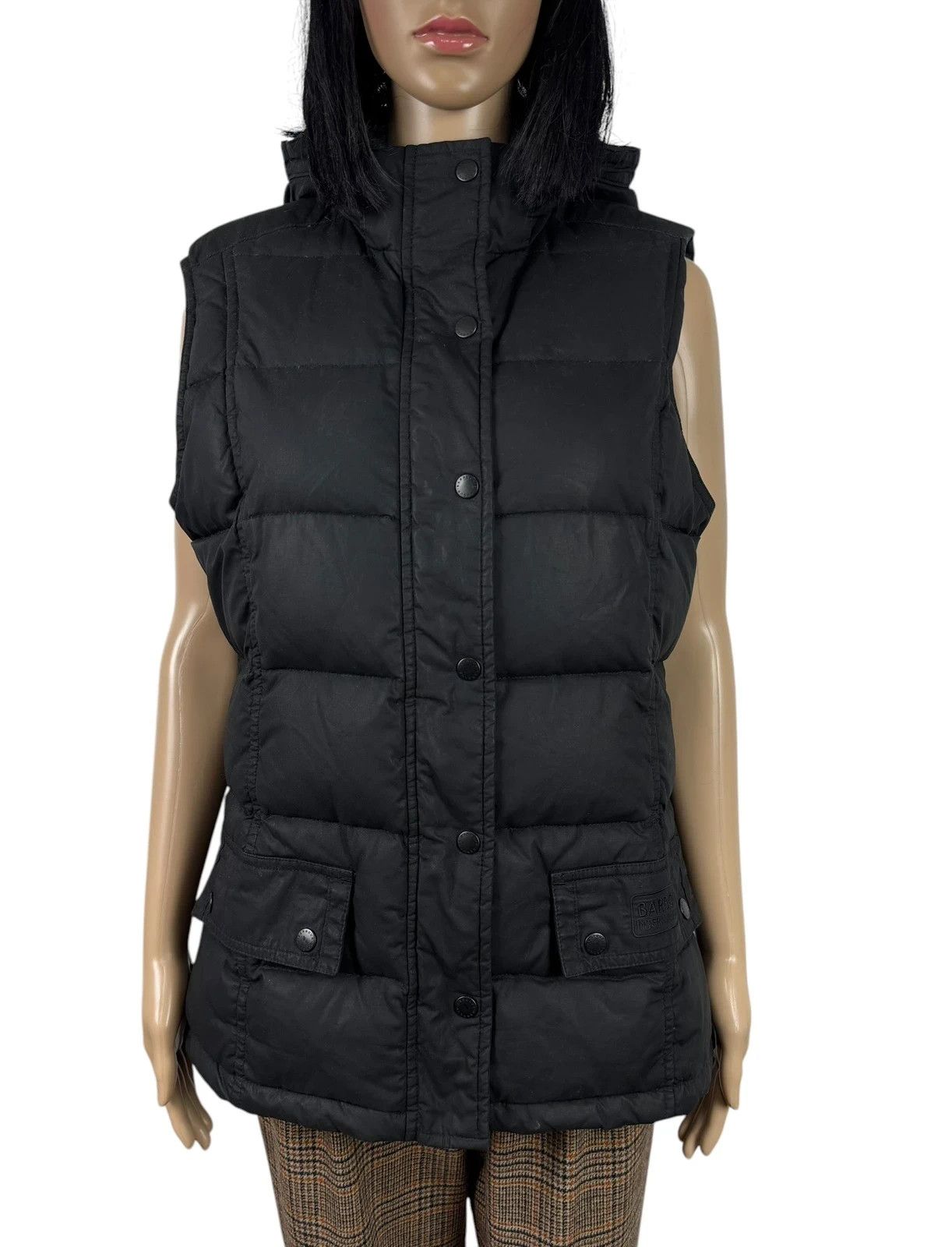 Barbour Barbour International Wax Cotton Down Gilet Size L / US 10 / IT 46 - 3 Thumbnail
