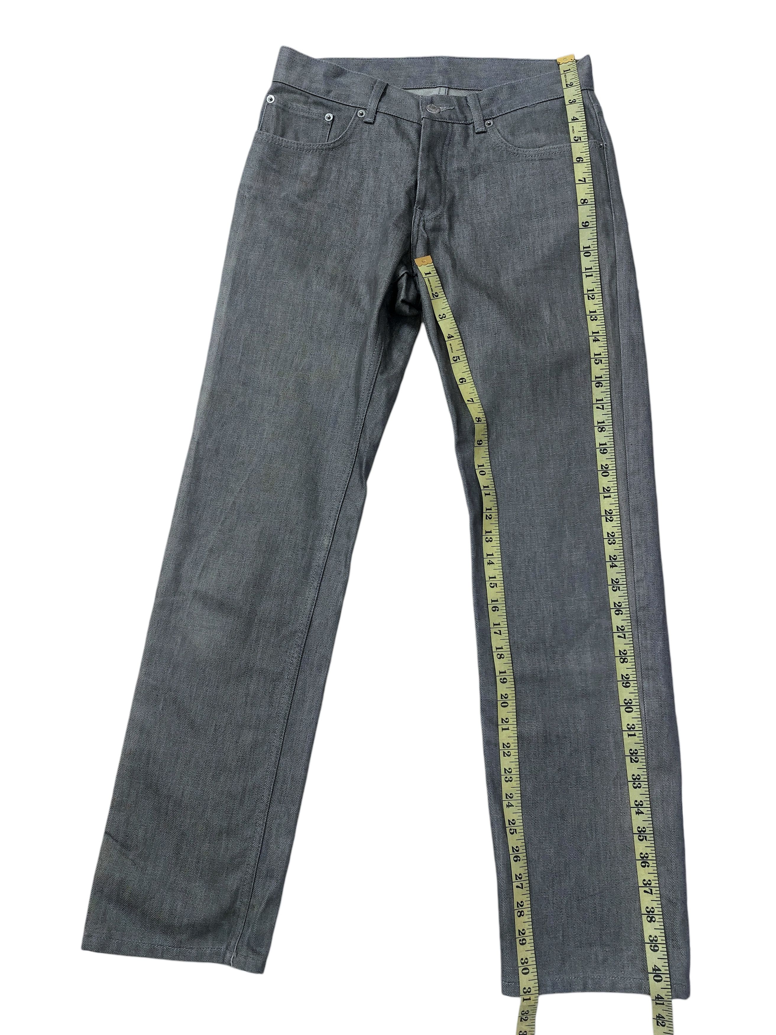 Helmut Lang Helmut Lang Treated Raw Denim Low Waist Contour Fit Size US 29 - 12 Thumbnail