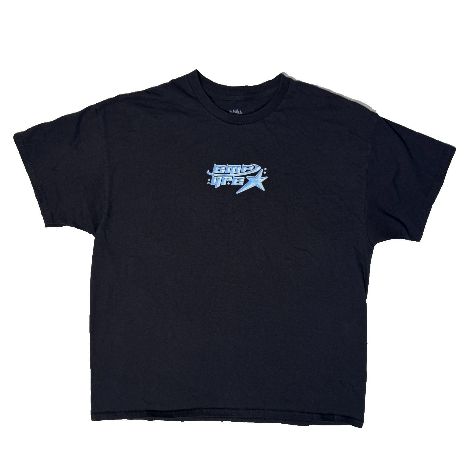 Empyre Empyre y2k Star Chrome Logo Skateboarding Black Skater Tshir Size US XL / EU 56 / 4 - 1 Thumbnail