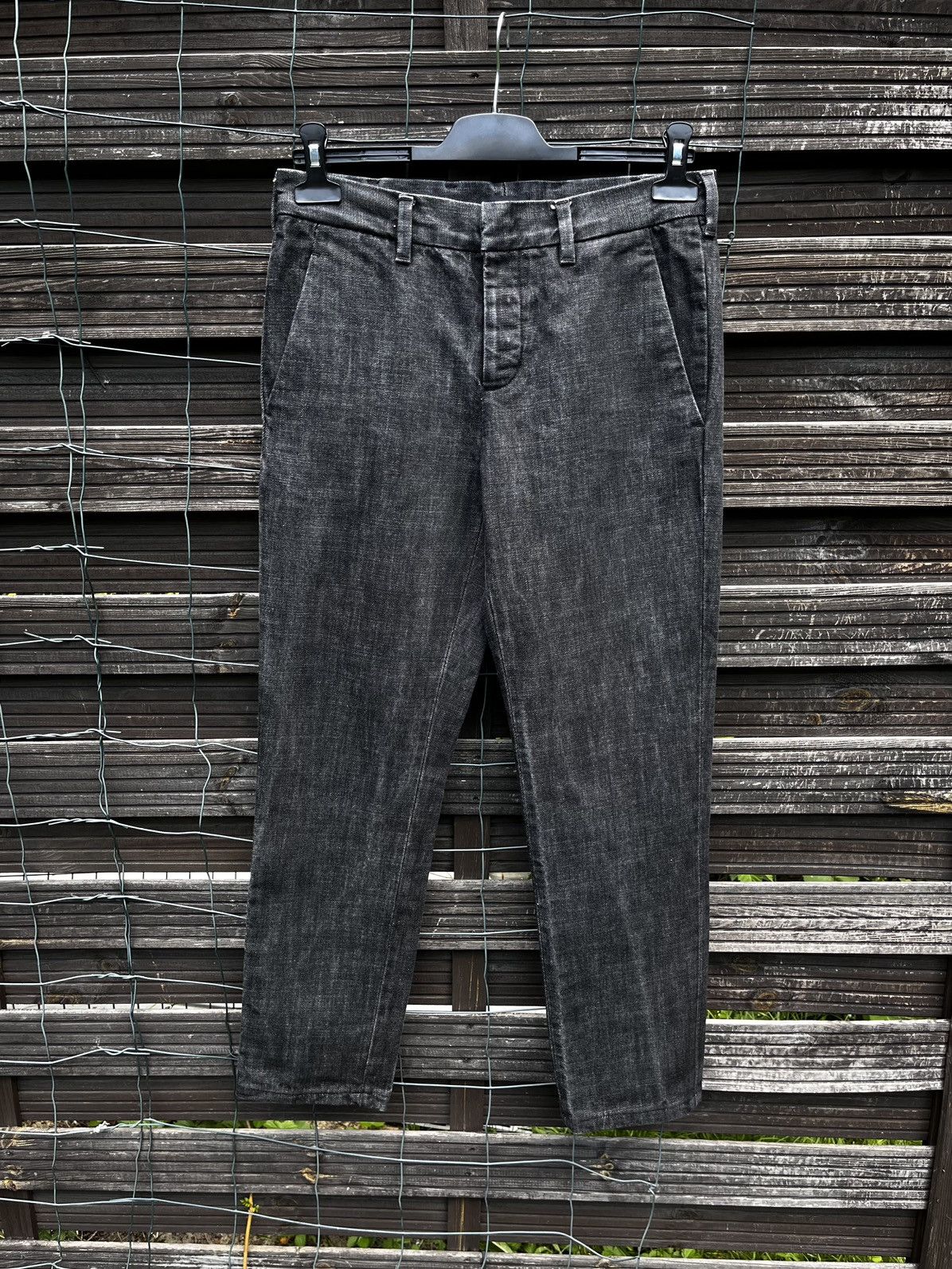 Prada 🔴 PRADA 2012 BLACK TAB LUXURY DENIM STREETWEAR Y2K JEANS Size US 29 - 2 Thumbnail